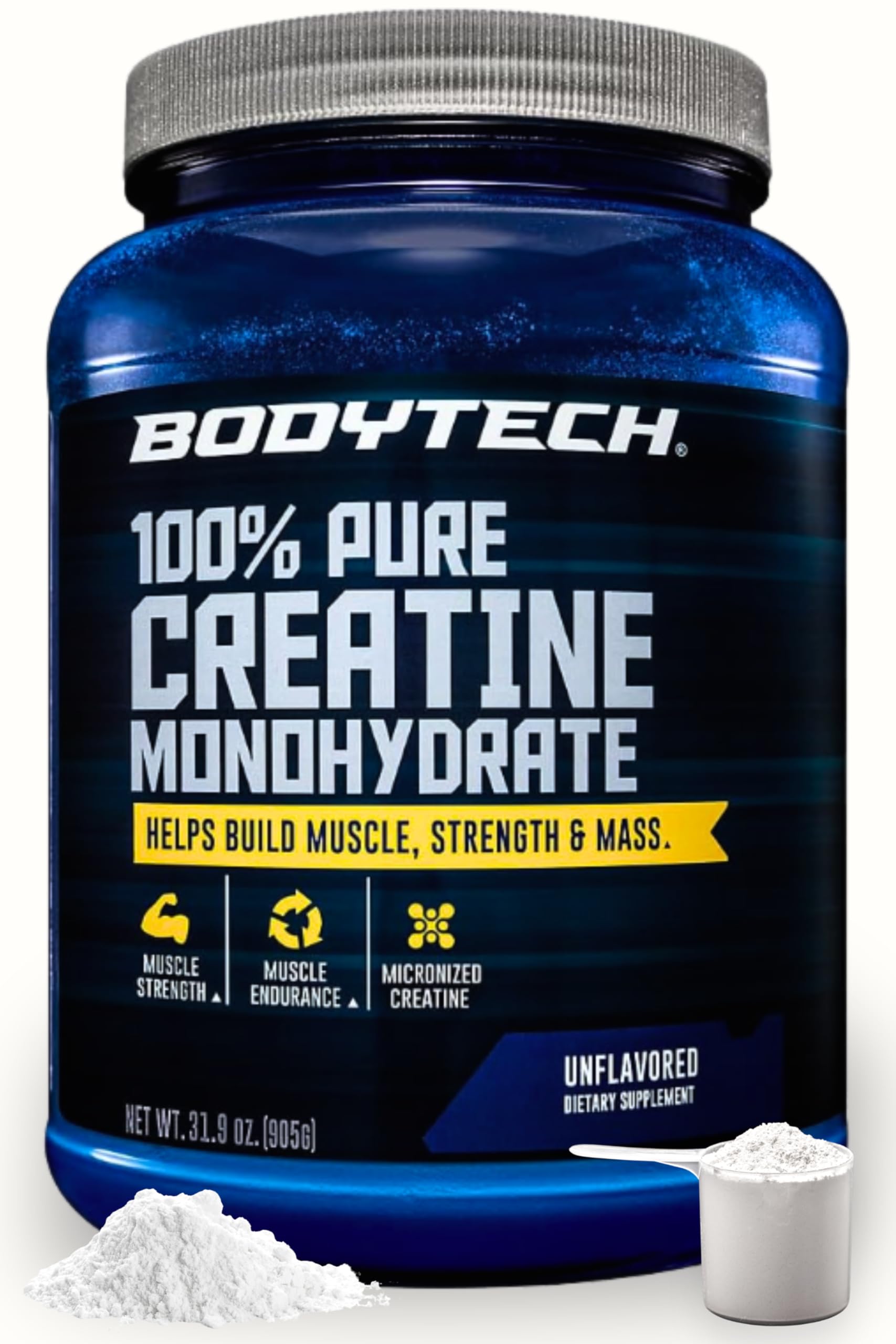 BodyTech Creatine Monohydrate Powder, 181 Servings