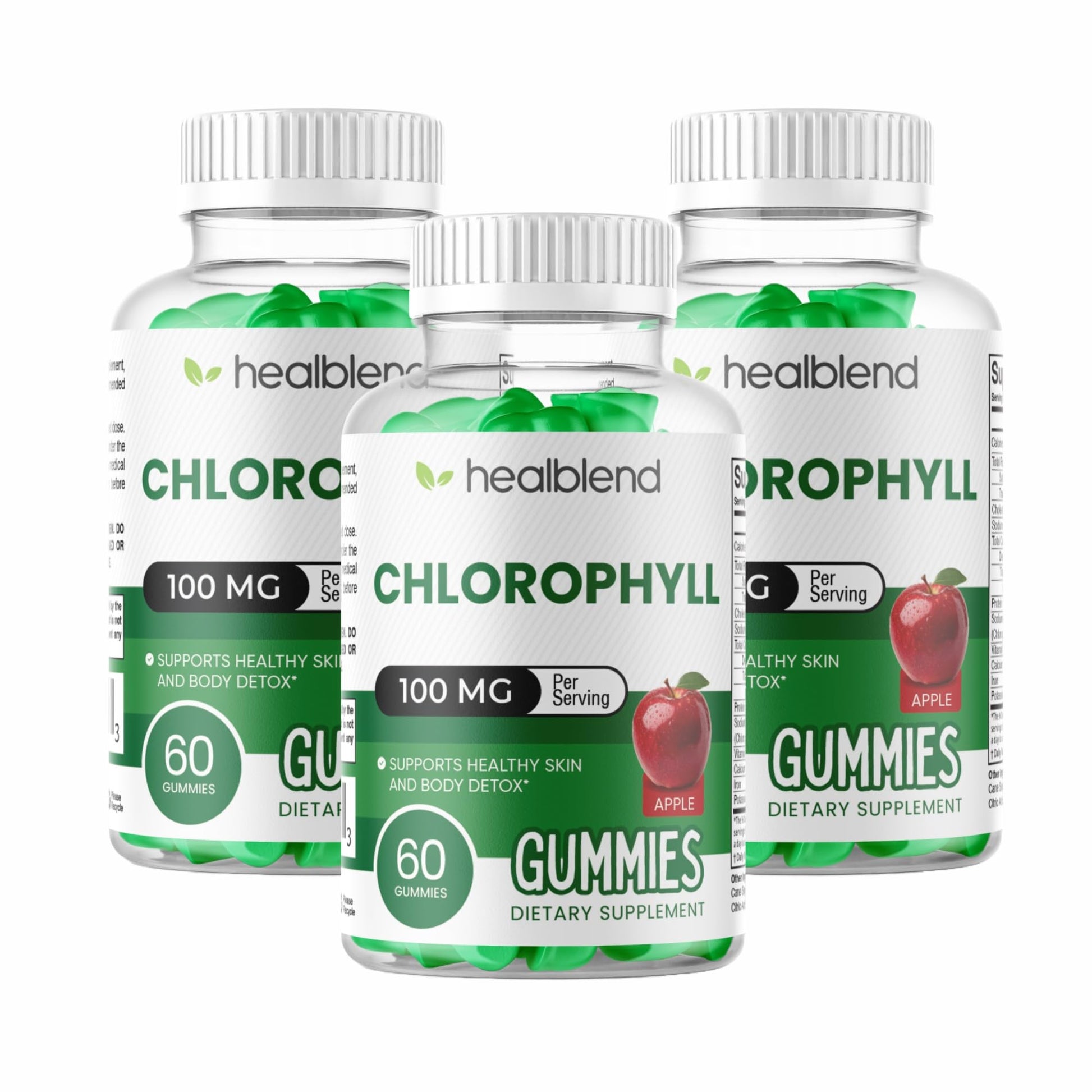 healblend Chlorophyll Gummies 100mg 60 Gummies