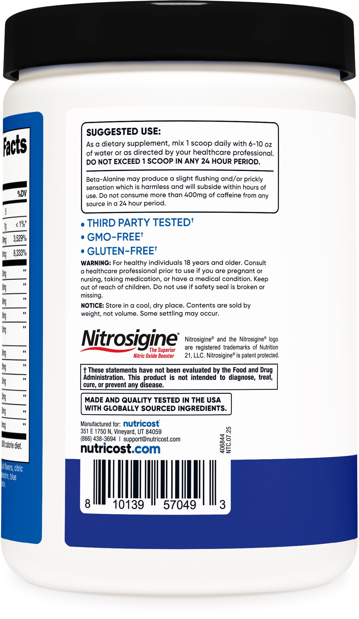 Nutricost Pre-C Pre-Workout Complex with Creatine Powder 16