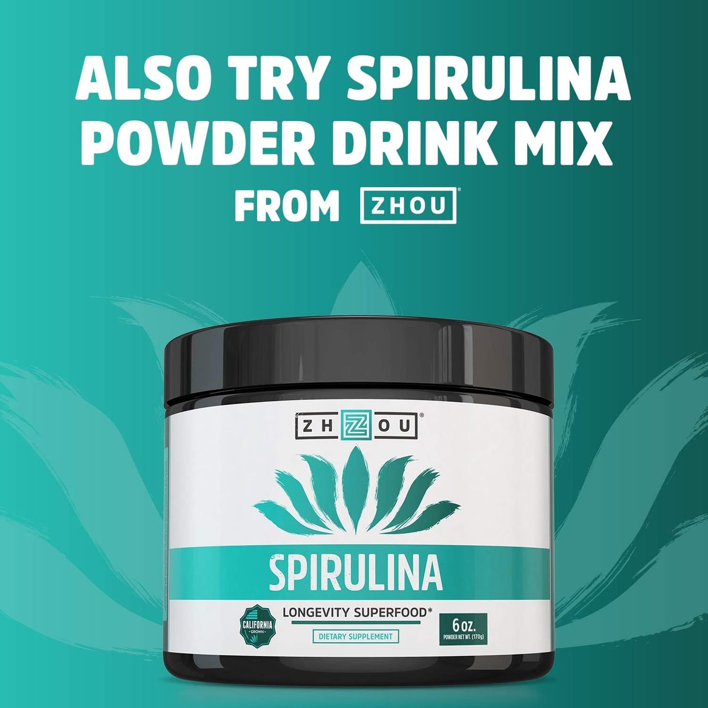ZHOU Spirulina 180 Tablets
