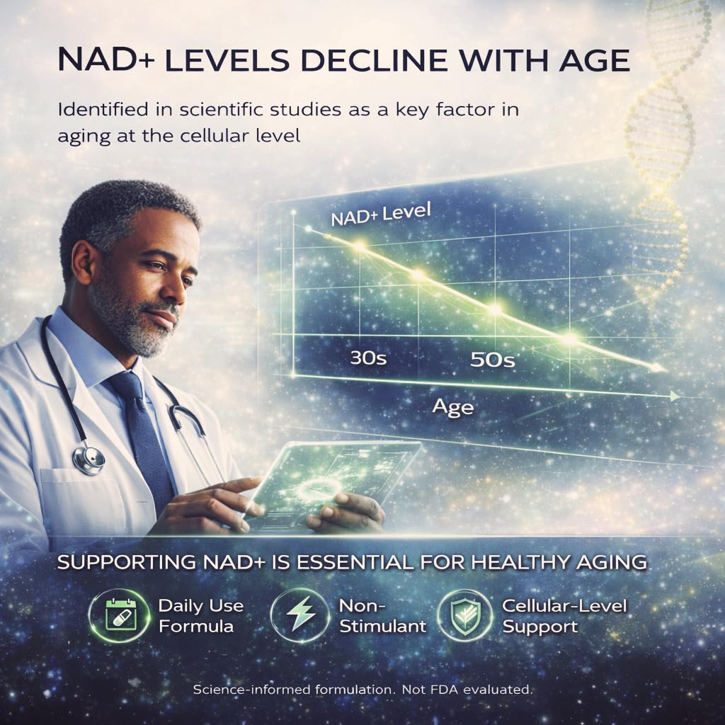 Moon Laboratory NMN + L-Glutathione Supplement – NAD+ Support, Mitochondrial Energy & Antioxidant Defense with CoQ10, NAC, PQQ & Alpha Lipoic Acid – 120 Capsules