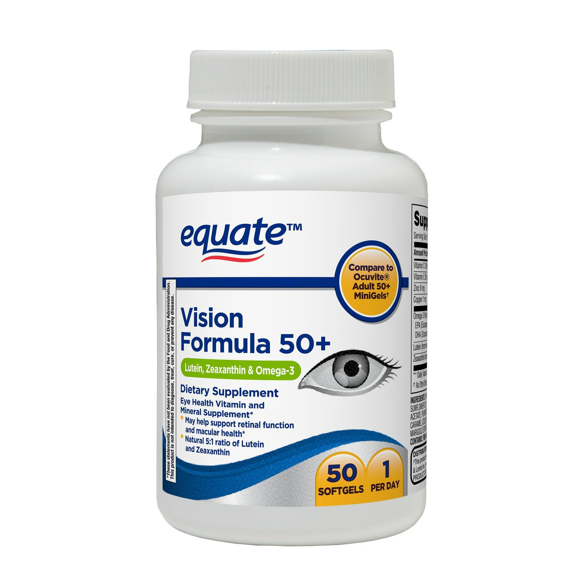 Convergence Vision Formula 50+ Softgel 50 Count