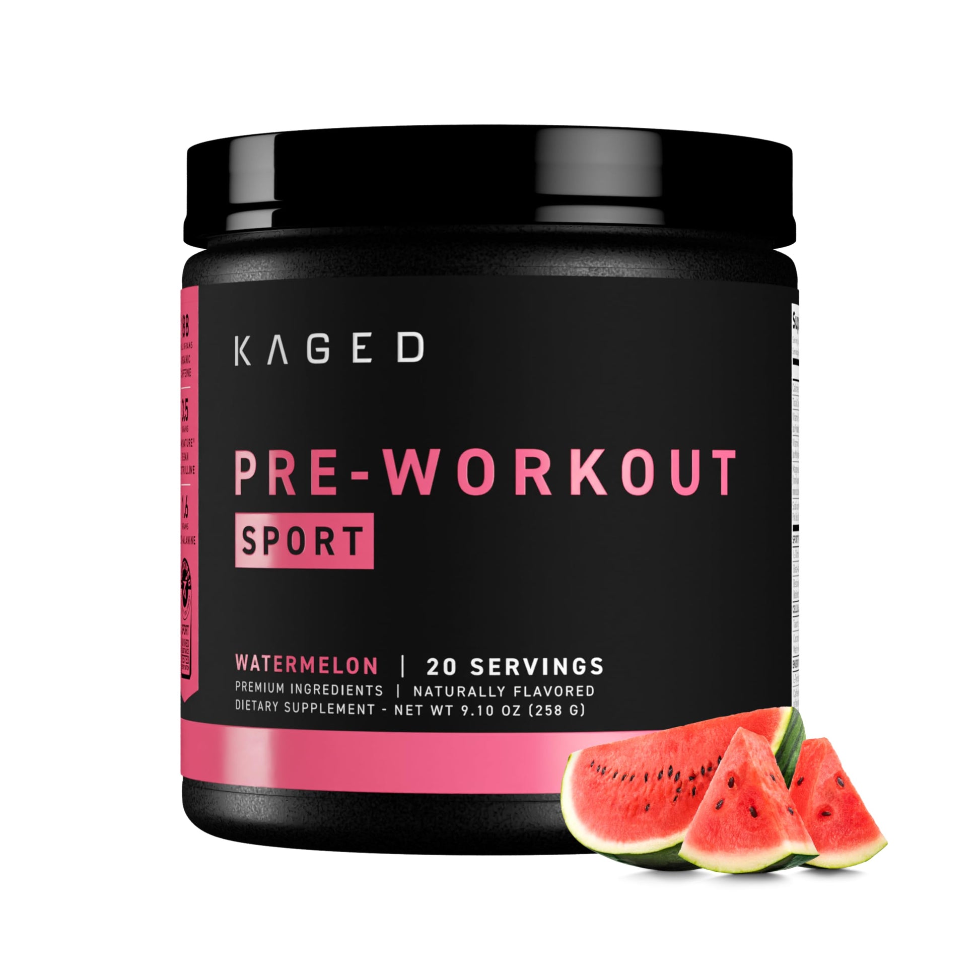 Kaged Sport Pre Workout Powder 9.31 Ounce