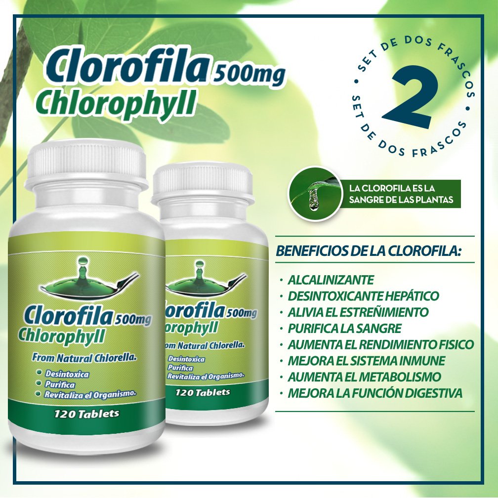 Nutrisalud Products Chlorophyll Tablets, 240 Count