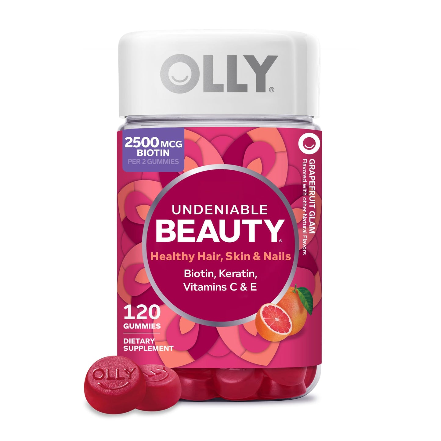 OLLY Hair Skin and Nails Gummies 120 Count