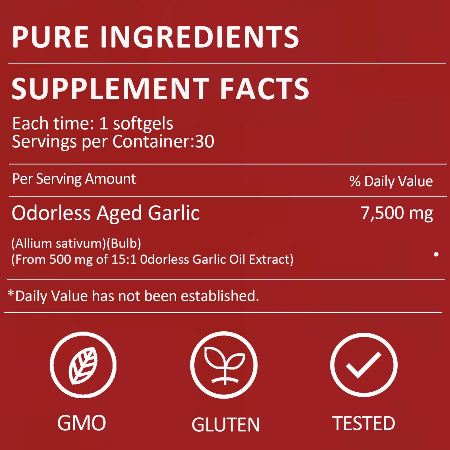 Cane Hero Aged Garlic Extract Capsule 1 Count
