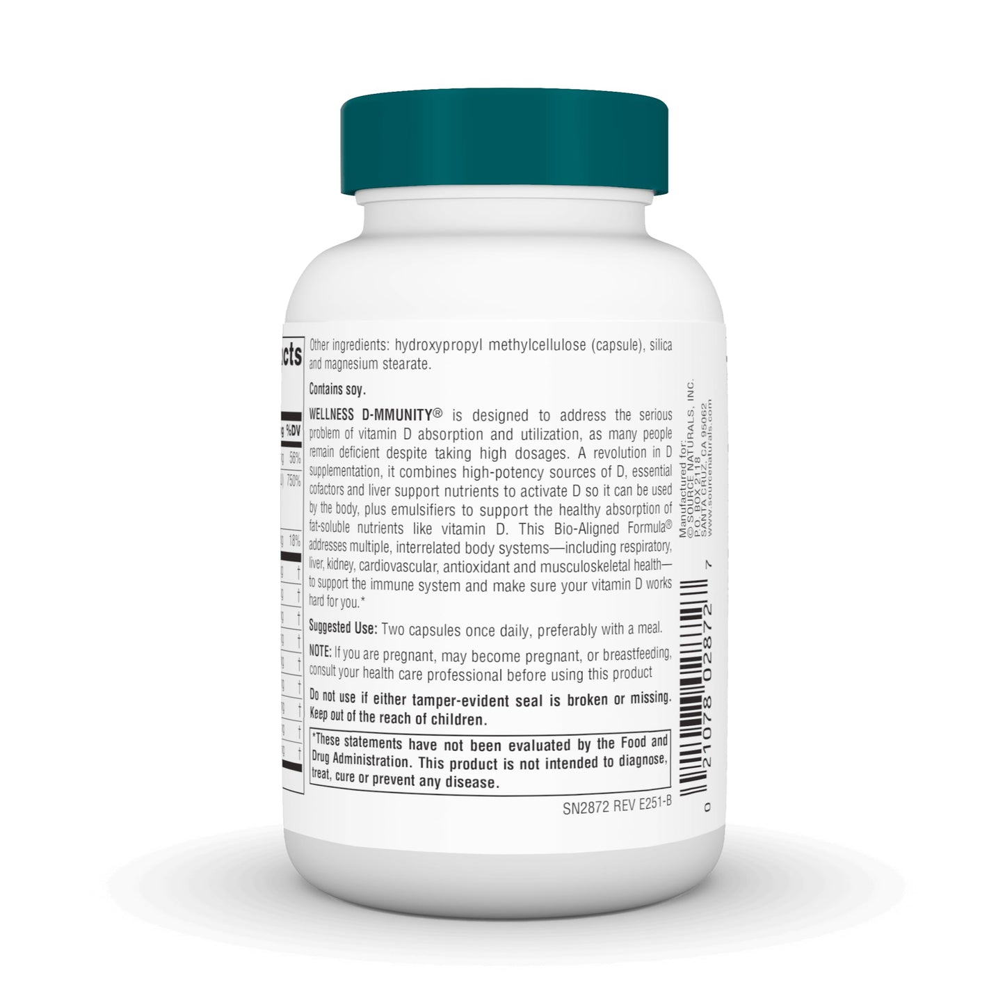 Source Naturals Wellness D-mmunity 125 mcg D3 Capsule, 60 Count