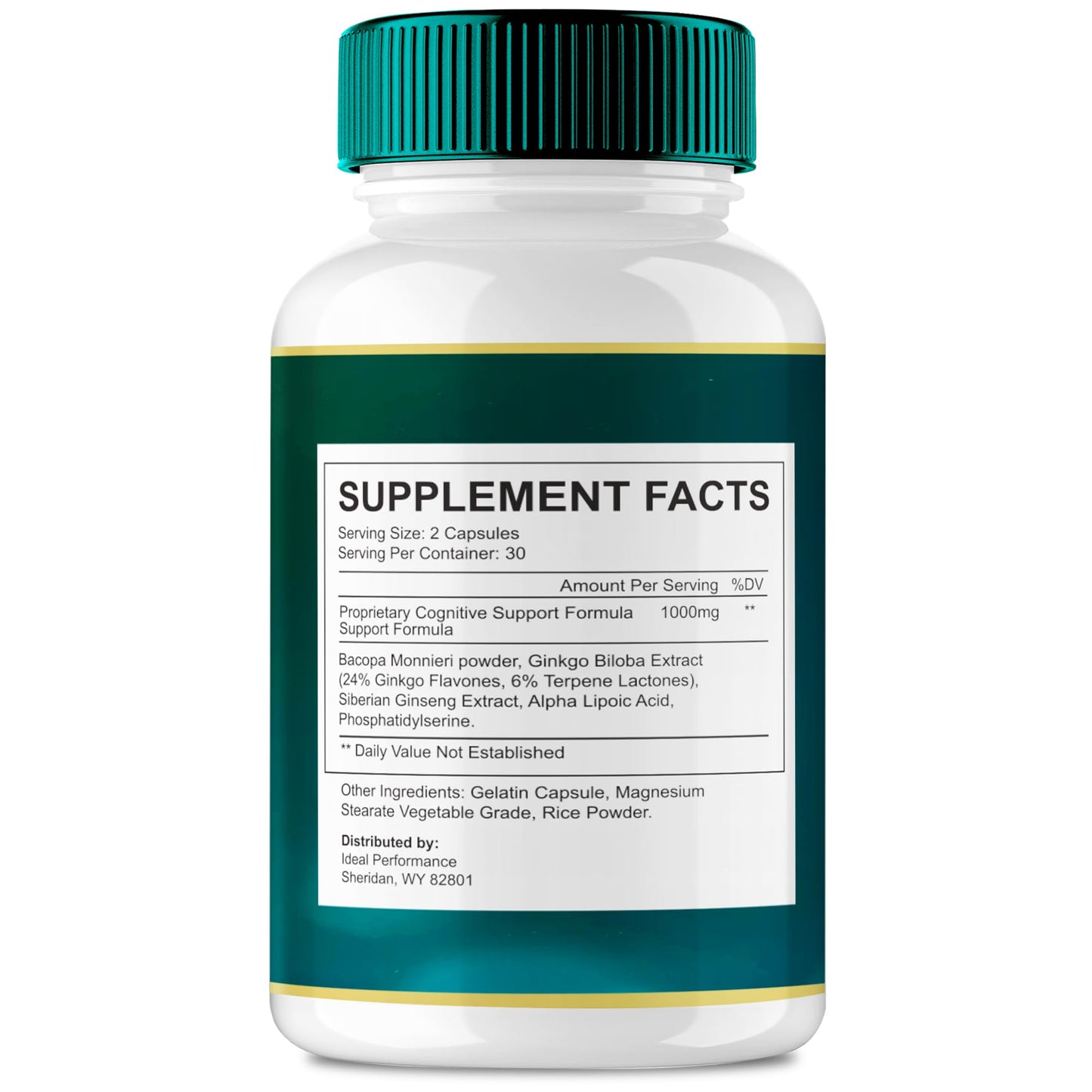 Ideal Performance Synaptigen Brain and Memory Supplement Capsule, 60 Capsules