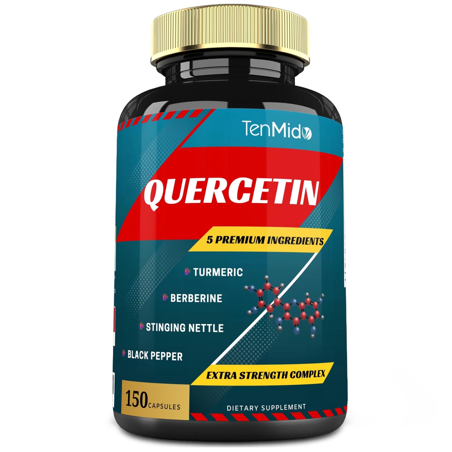 Tenmido Quercetin Supplements 150 Capsules