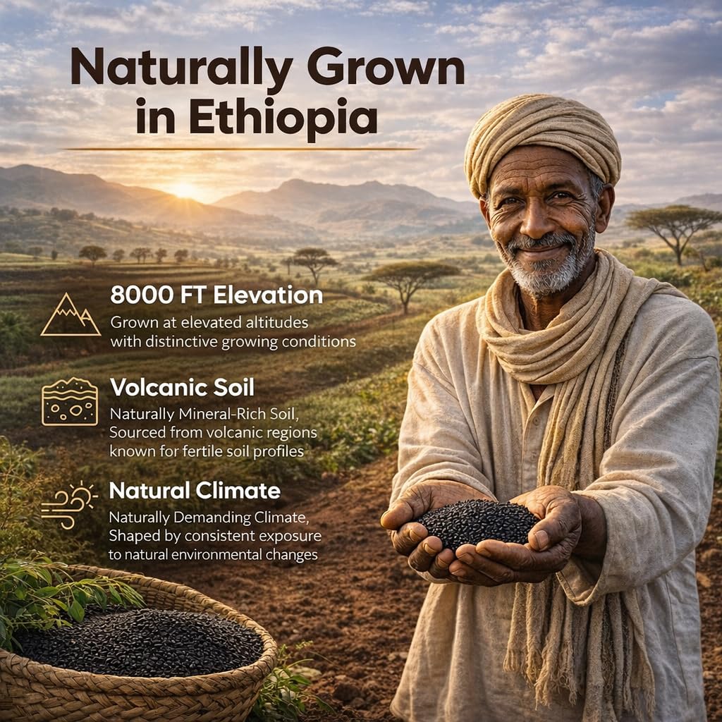 KUZEOLON Ethiopian Black Seed Oil Softgels, Non-GMO Gluten-Free, 60 Count
