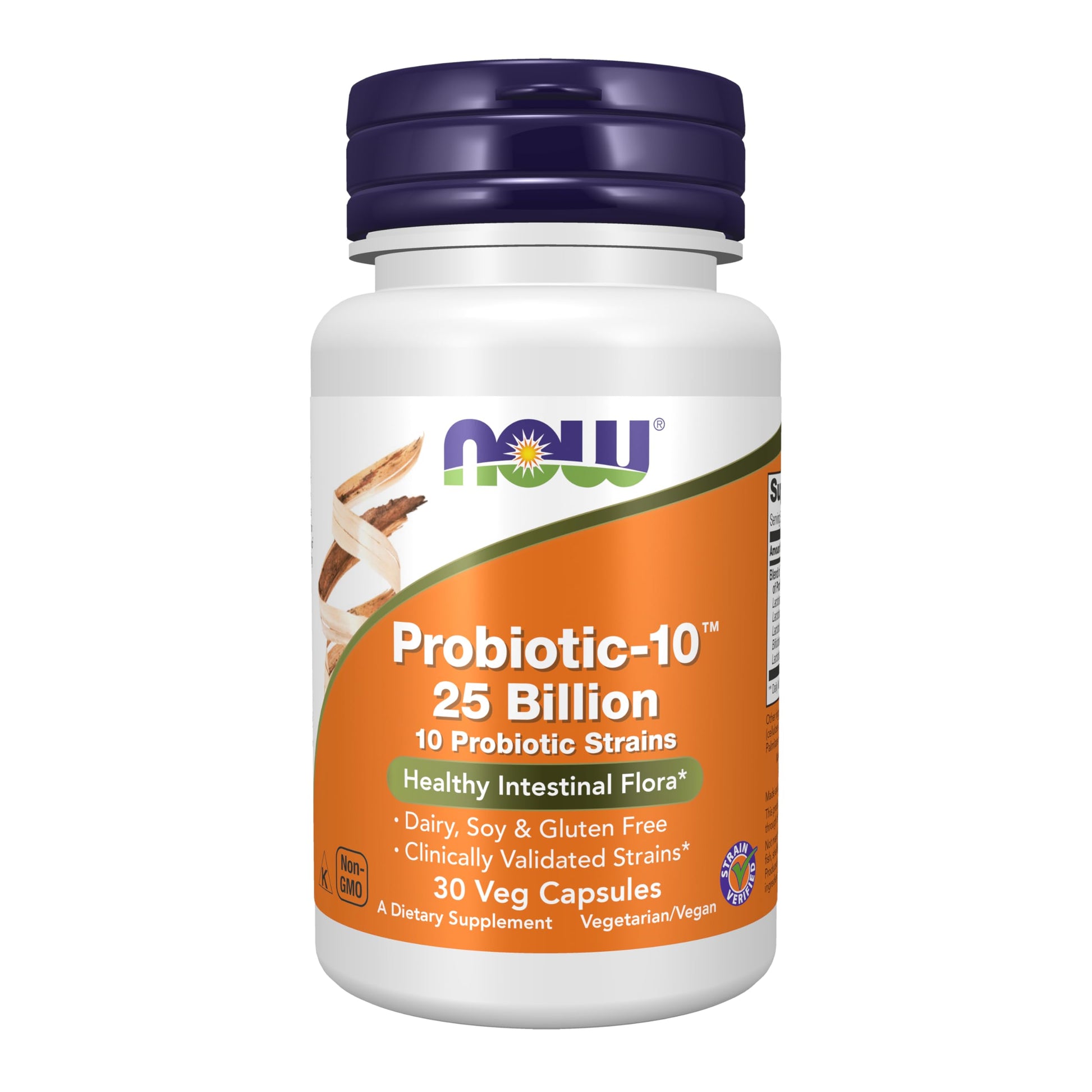 NOW Foods Probiotic-10 Capsules, 30 Count