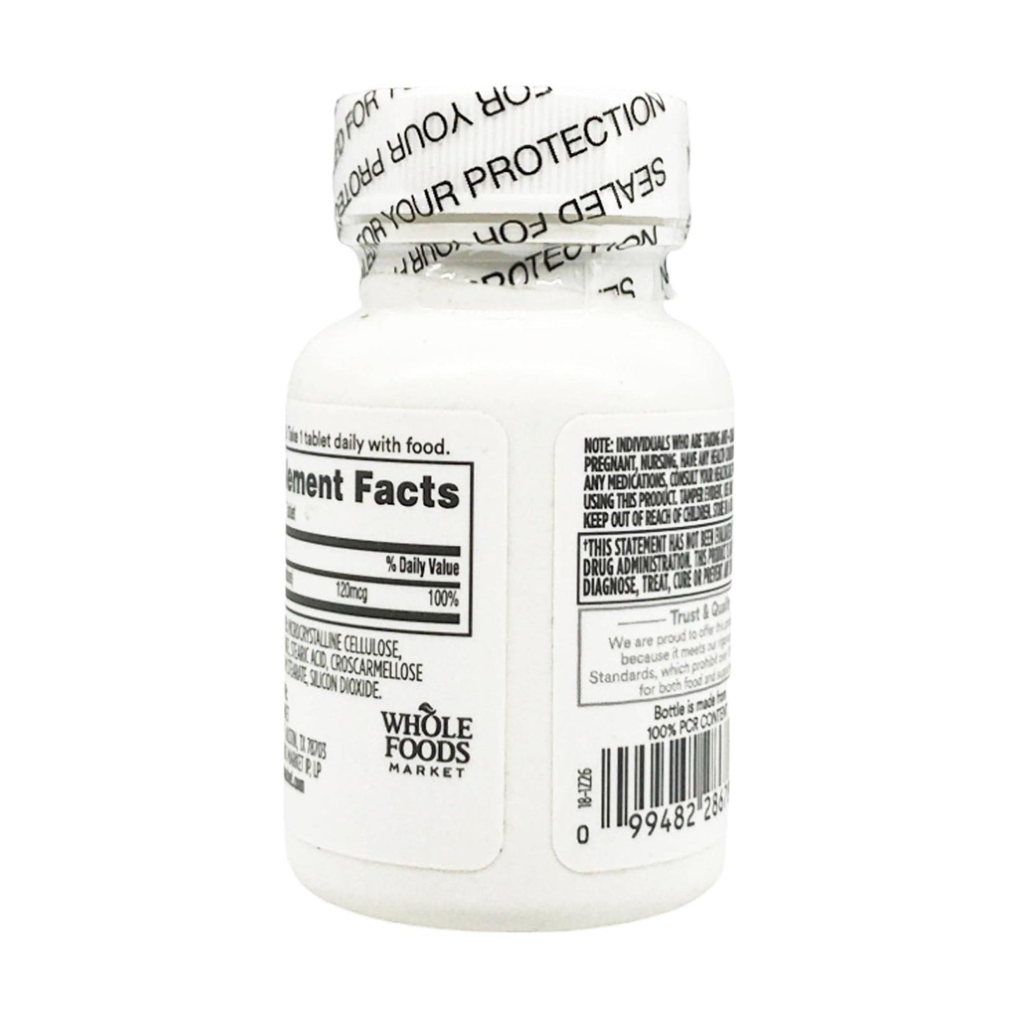 365 by Whole Foods Market Vitamin K 120 MCG Tablet, 100 Tablets