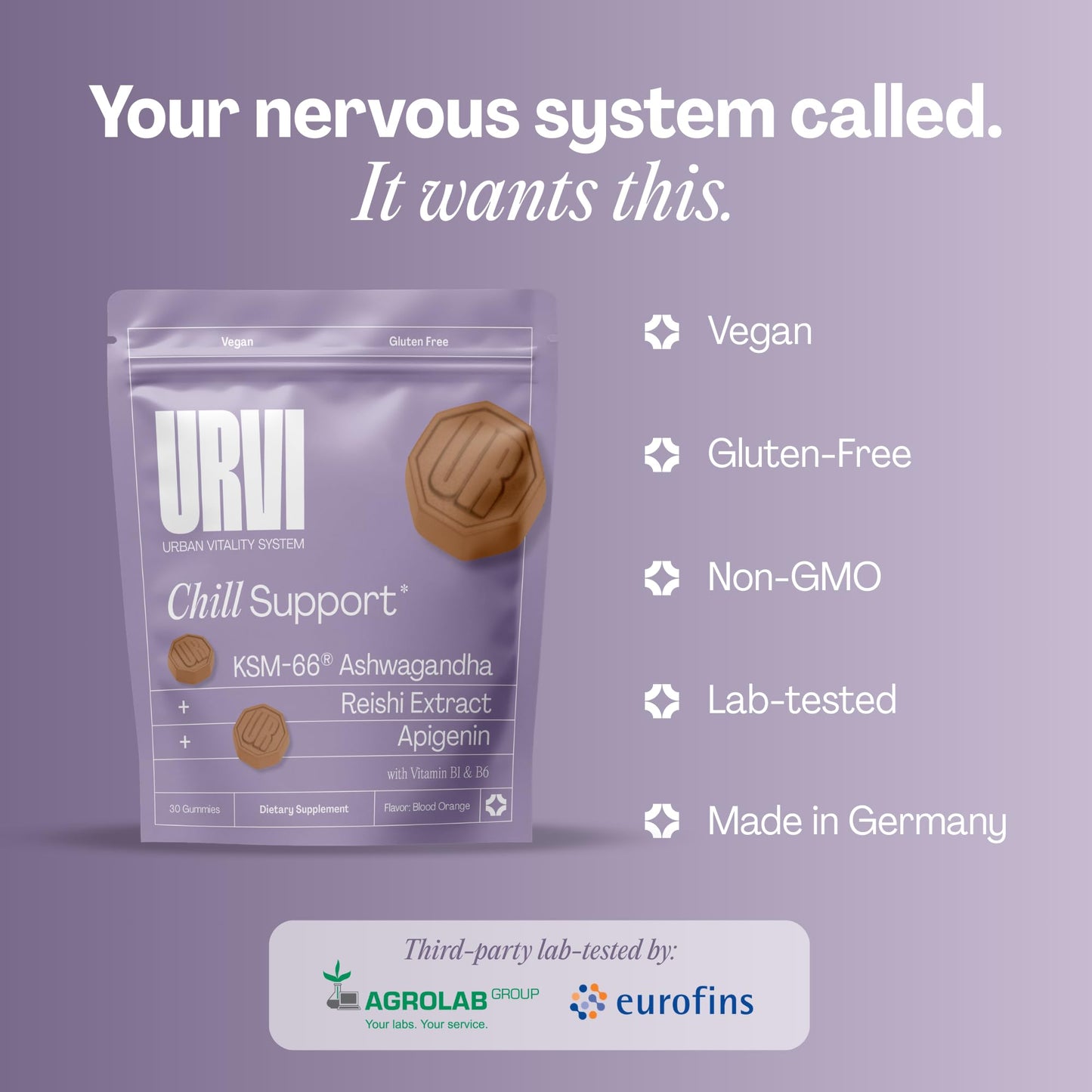 URVI Chill Gummies 30 Count
