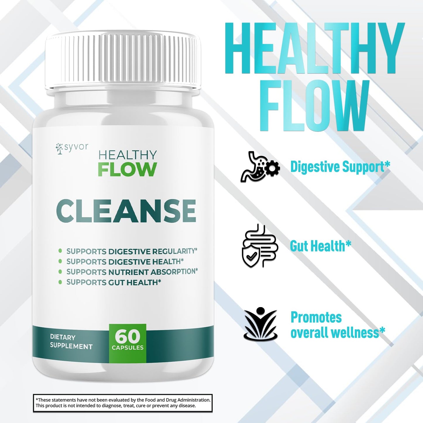 Syvor Healthy Flow Cleanse Capsule 60 Count