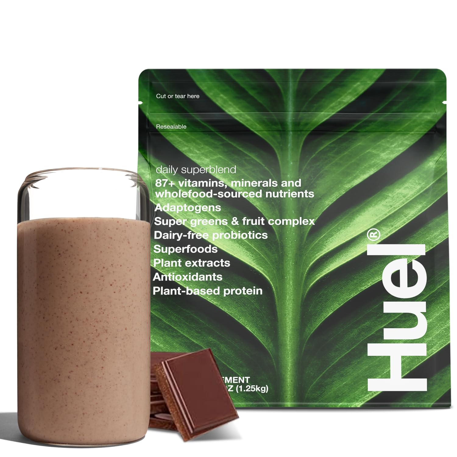 Huel Daily Superblend Chocolate Powder 44 oz