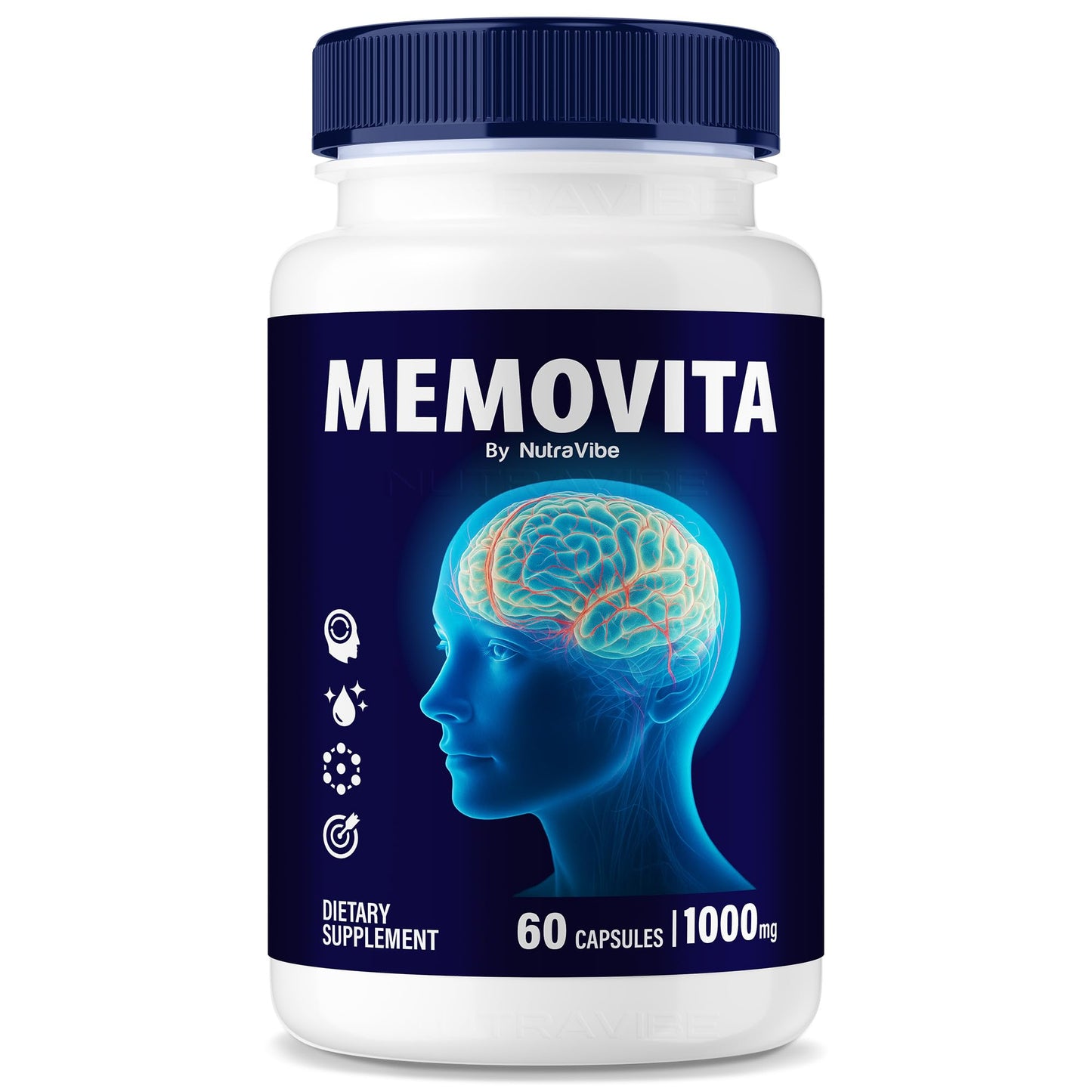 NutraVibe Memovita Memo Vita Master Formula Capsules, 60 Capsules