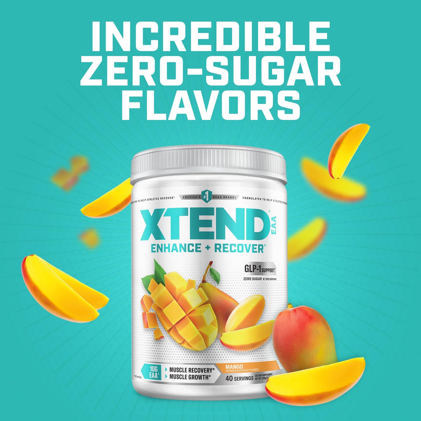 Xtend EAA + BCAA Powder for Muscle Recovery & Lean Muscle Growth, 11.6 Ounces