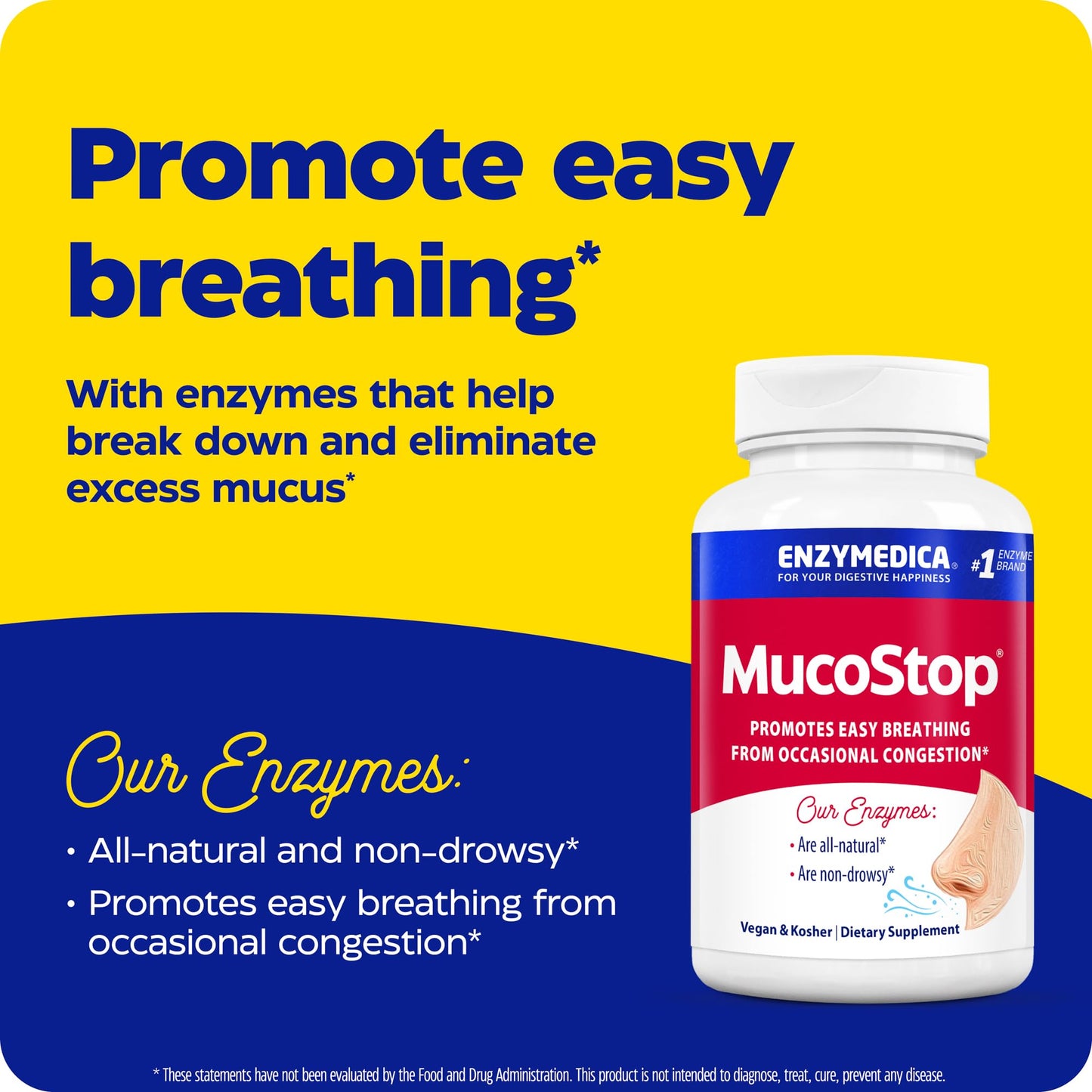 Enzymedica MucoStop Capsules 96
