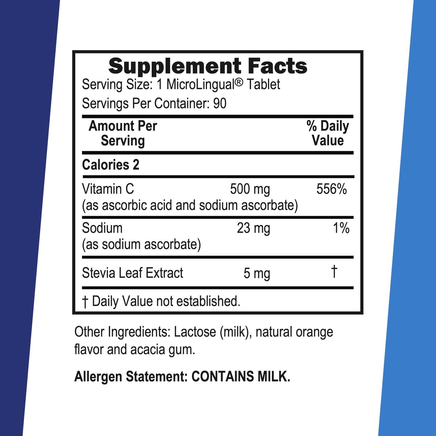 Superior Source Vitamin C 500 mg Tangy Orange Melts Tablets, 90 Count