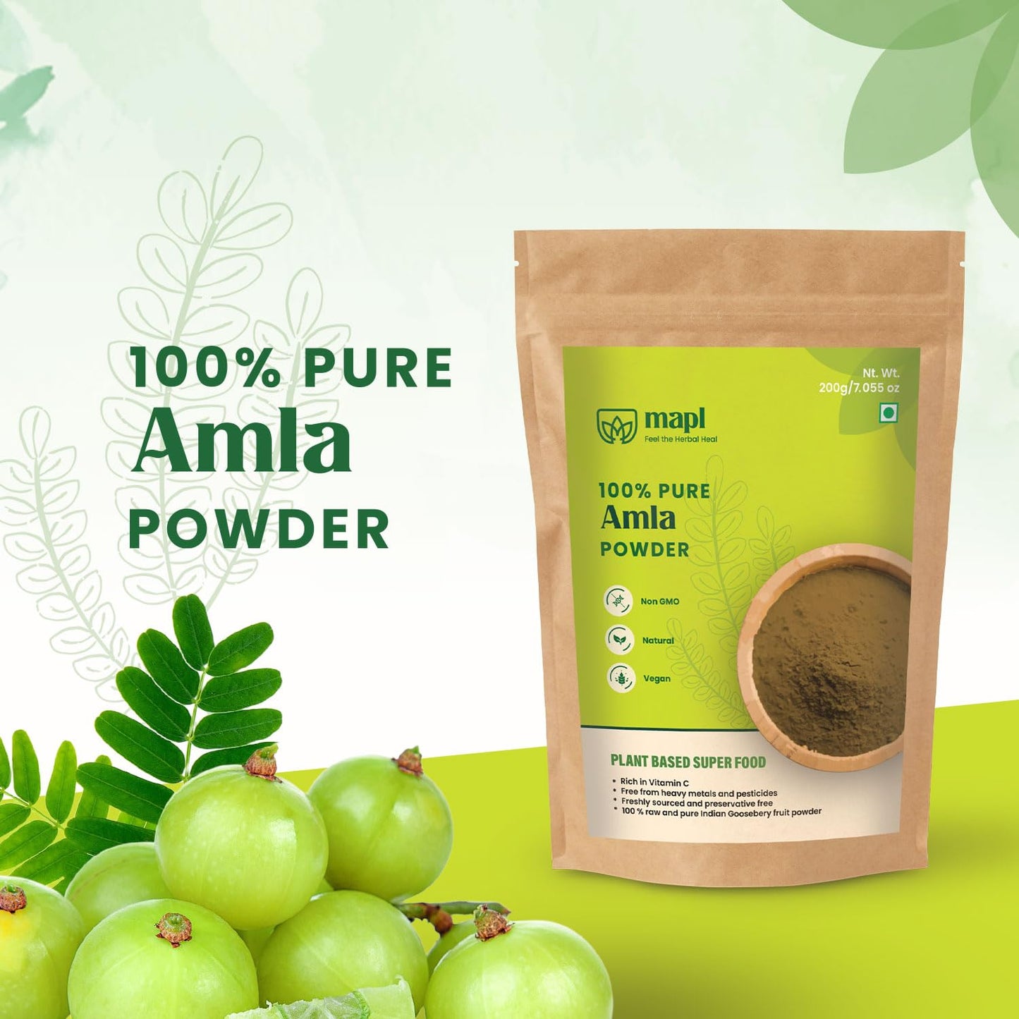 MAPL Amla Powder 7.0548 oz