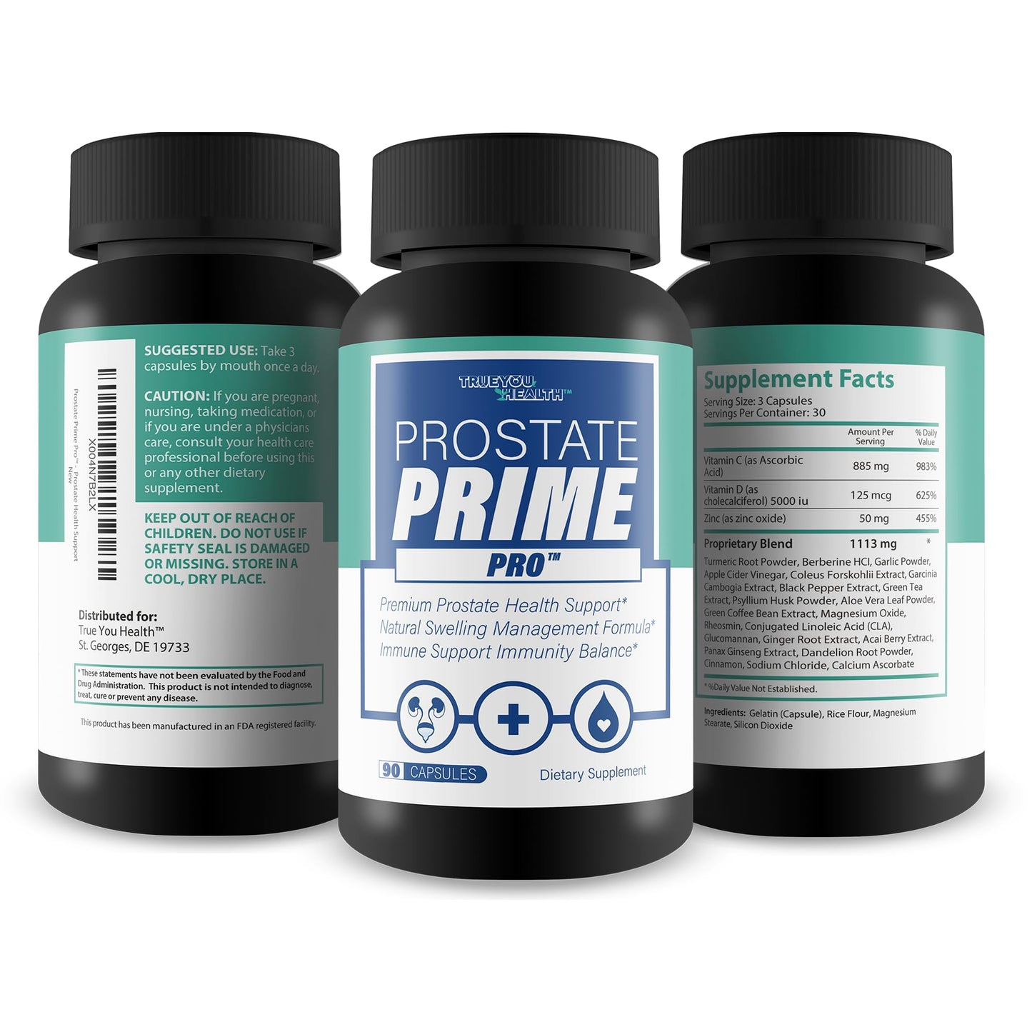 True You Health Prostate Prime Pro 90 Capsules