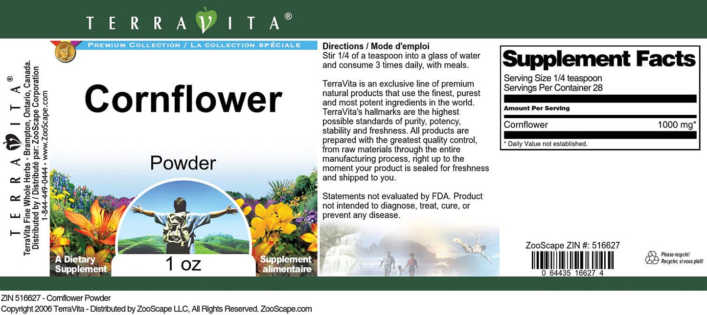 Terravita Cornflower Powder 1 oz