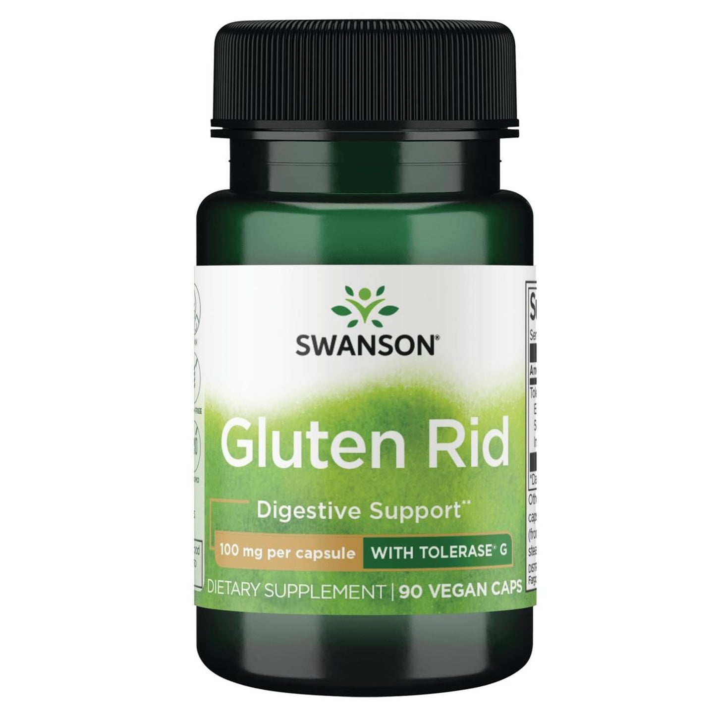Swanson Gluten Rid with Tolerase G 100 mg 90 Vegan Capsules
