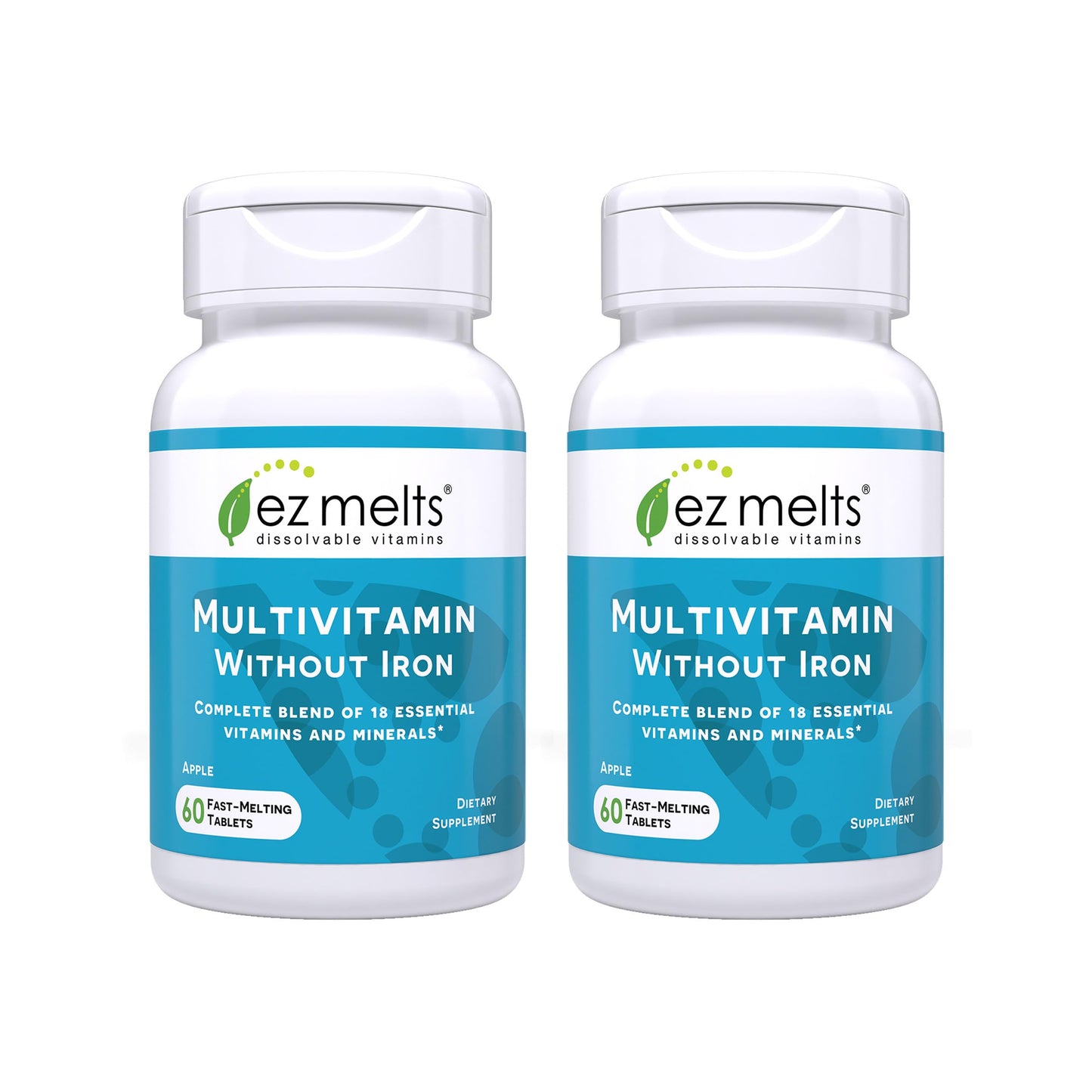 EZ Melts Multivitamin Without Iron Tablets, 120 Count