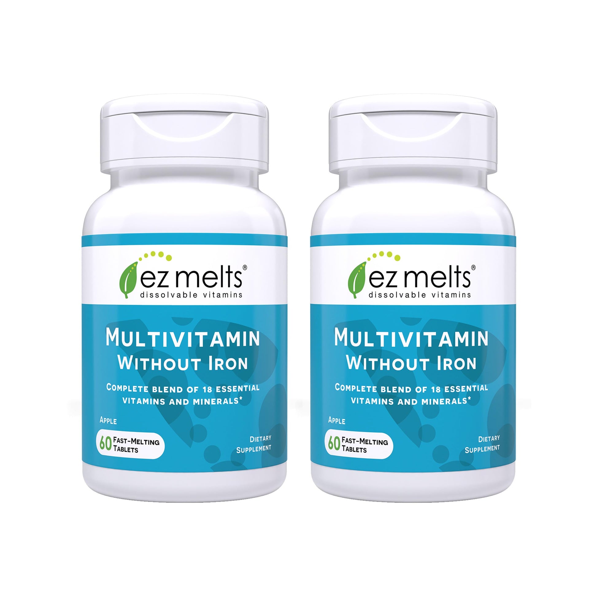 EZ Melts Multivitamin Without Iron Tablets, 120 Count