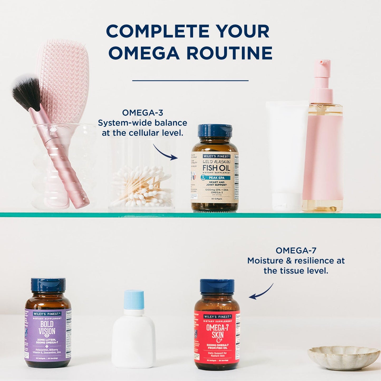 Wiley's Finest Omega-7 Skin Softgels 30