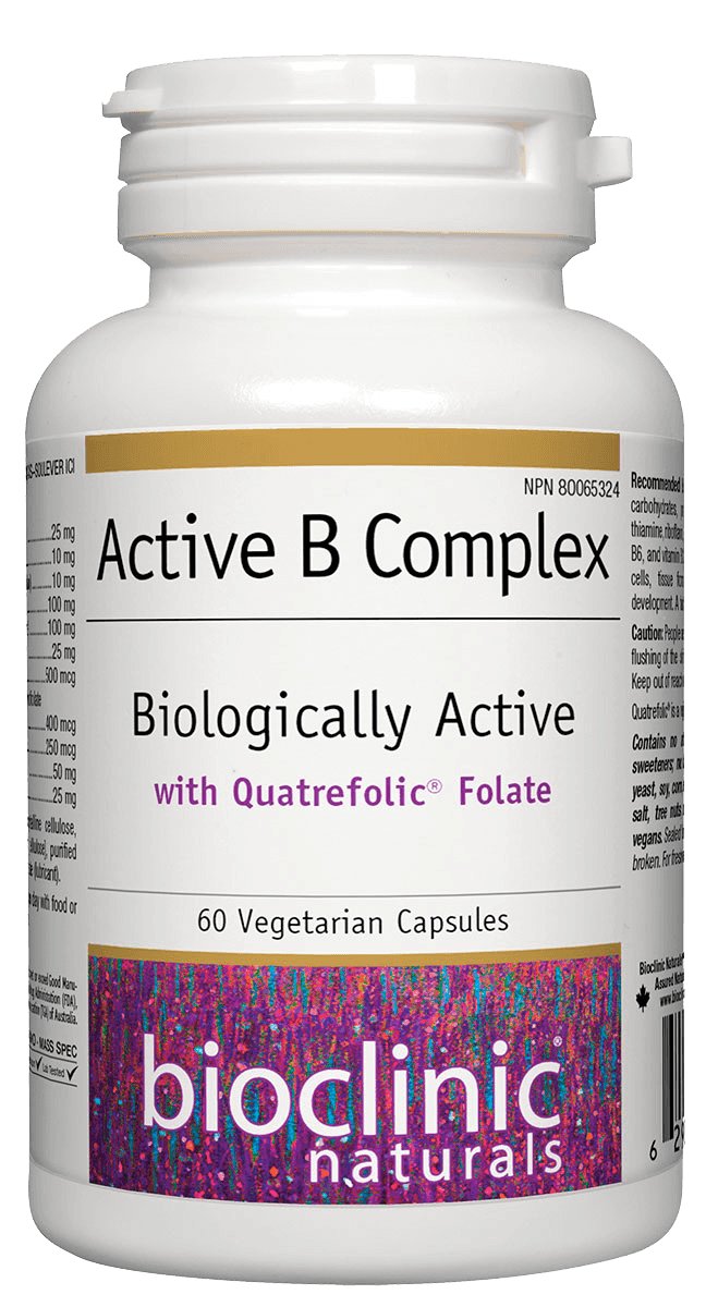 Bioclinic Naturals Active B Complex Capsule 60 Count