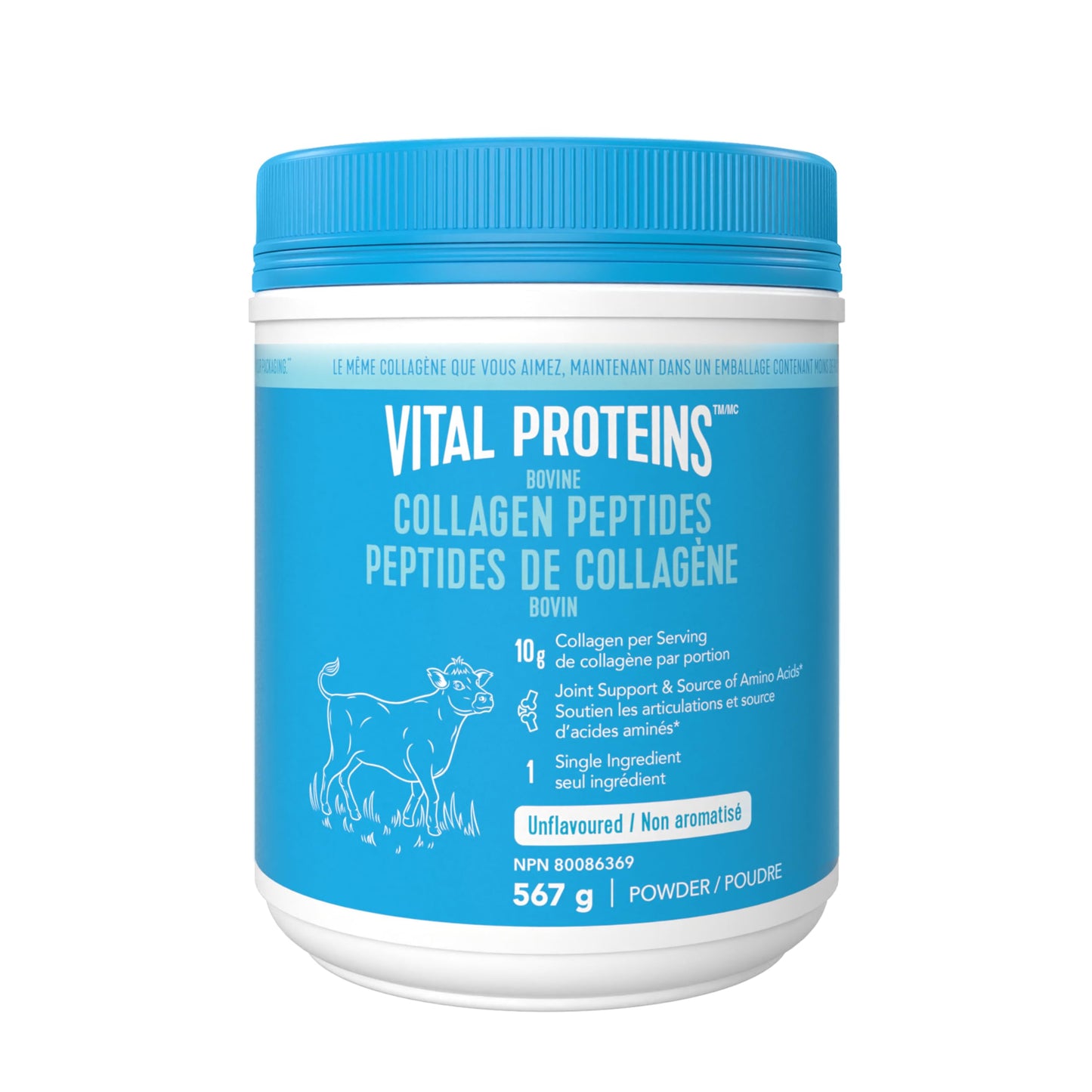 Vital Proteins Unflavoured Collagen Peptides Powder, 1 Ounce