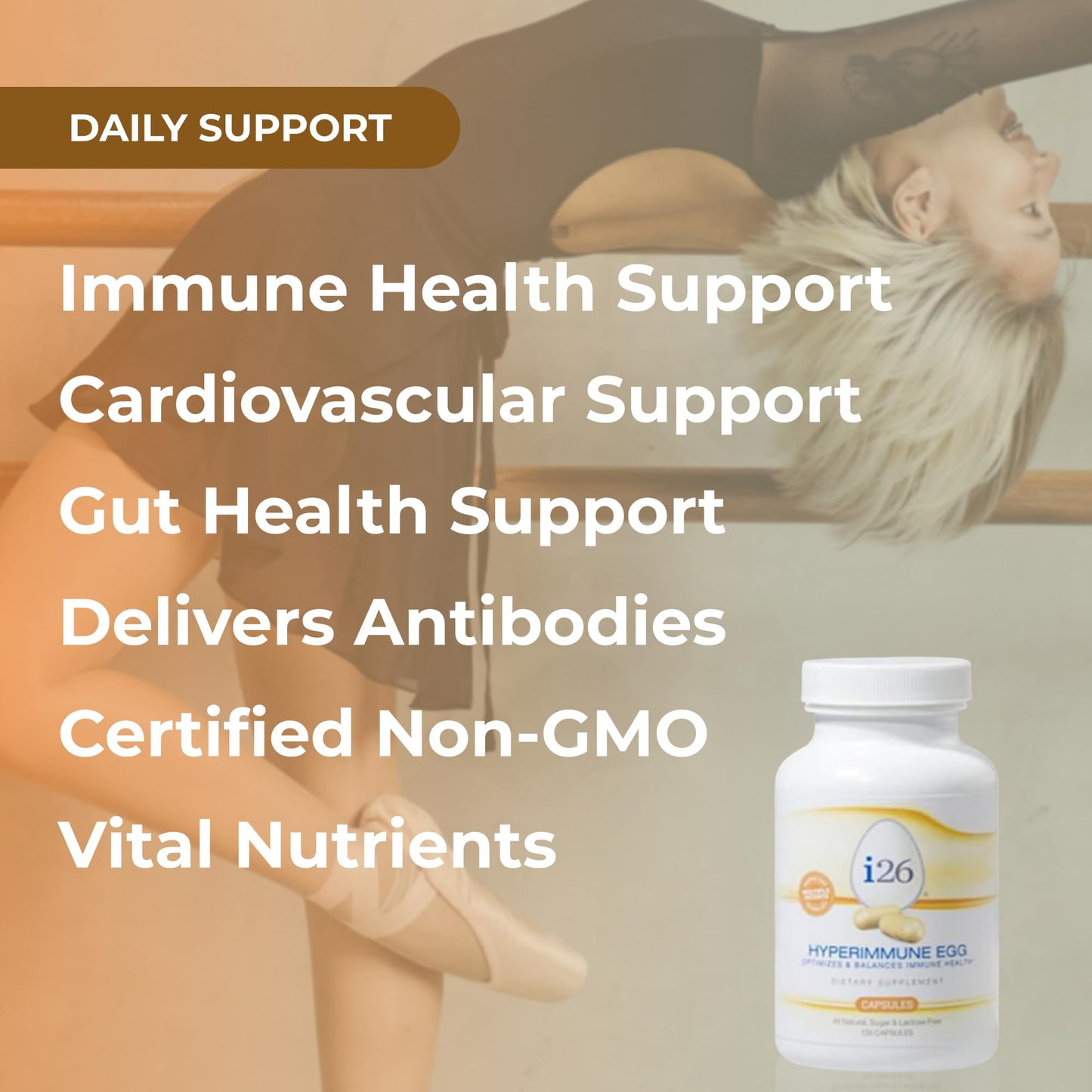 Youngevity i26 Hyperimmune Egg Capsules, 135 Capsules
