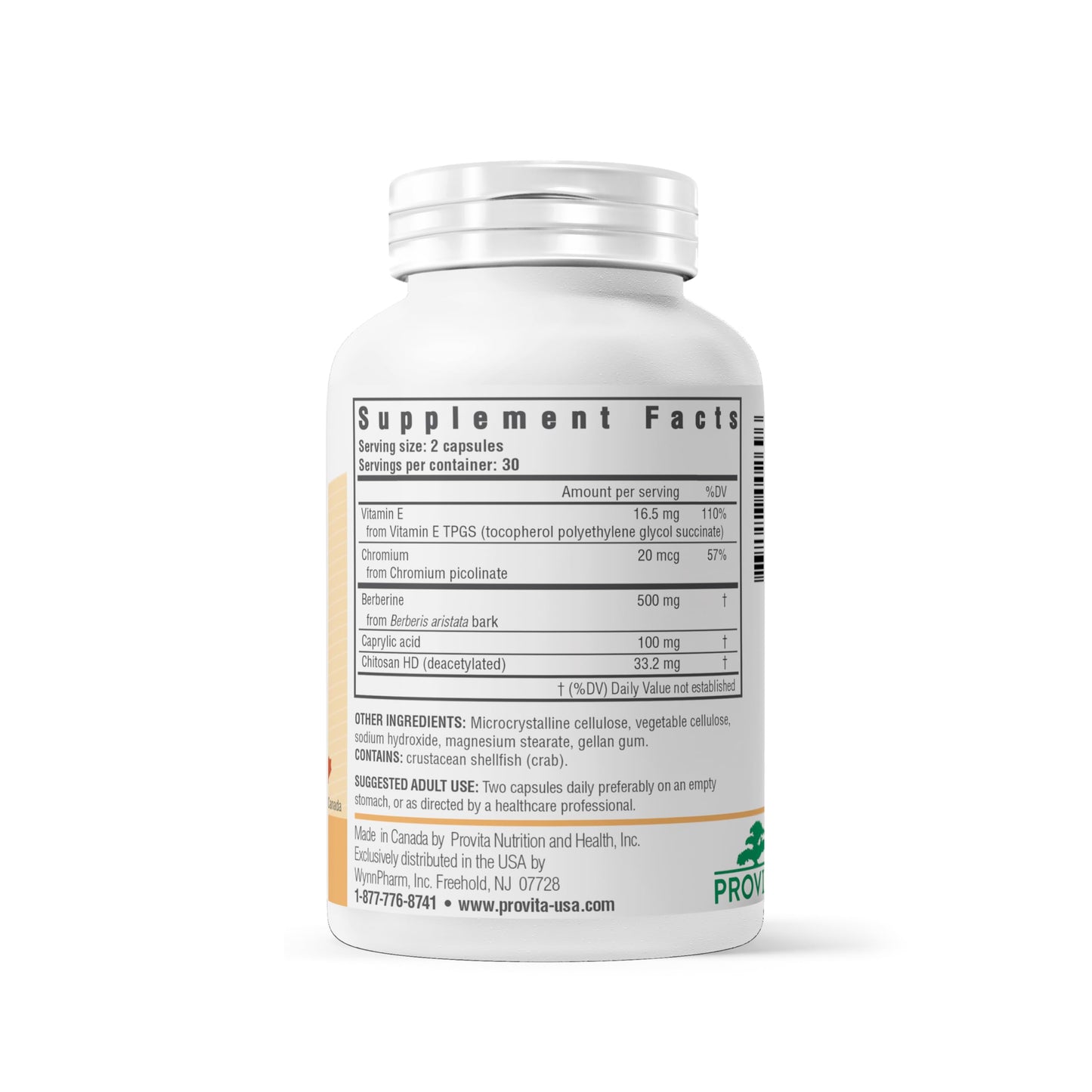 PROVITA Berberine TPGS Caplets 60 Count
