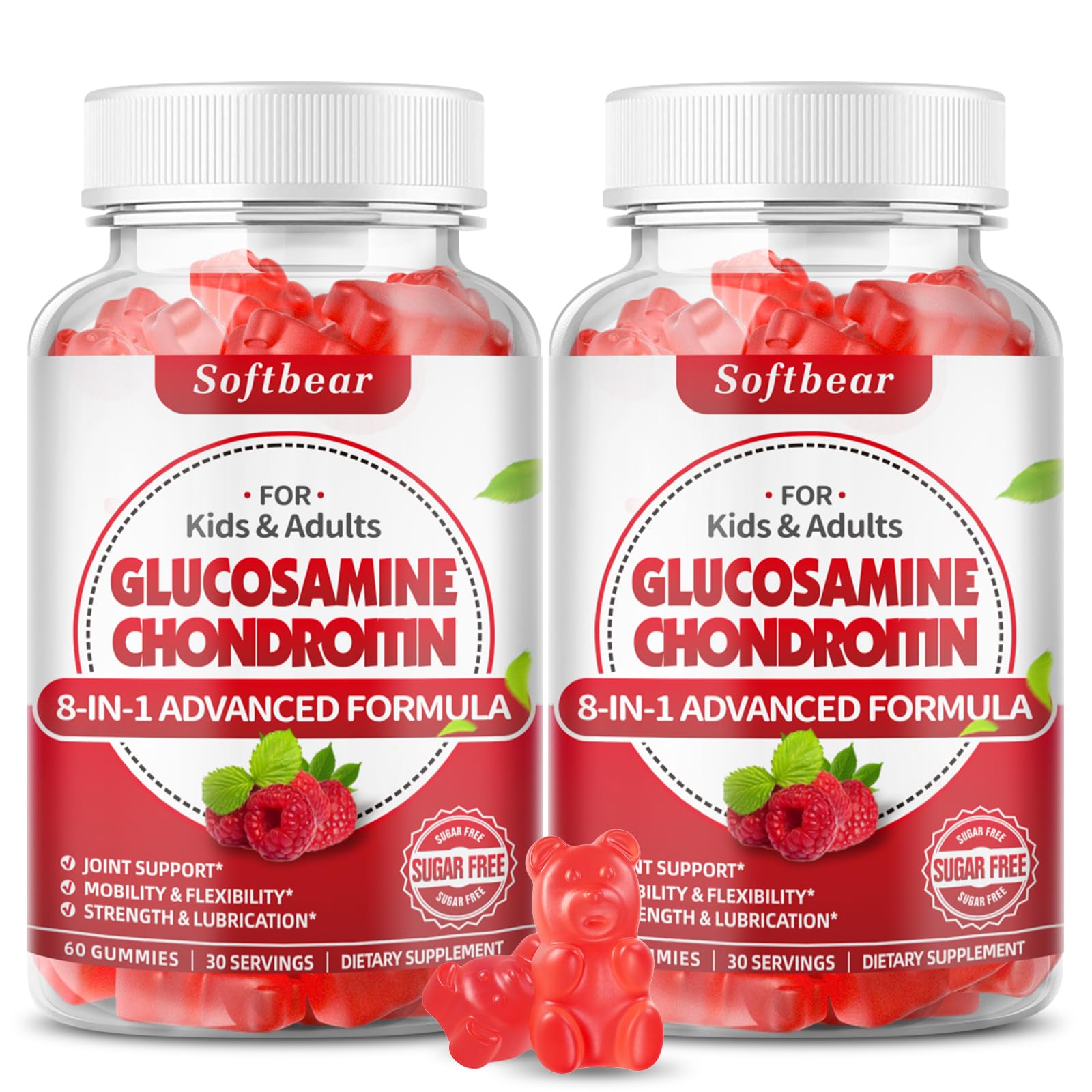 softbear Glucosamine Chondroitin Gummies 120 Count