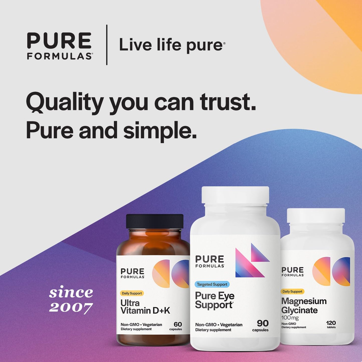 PureFormulas Pure Eye Support Lutein and Zeaxanthin Supplement 90 Capsules