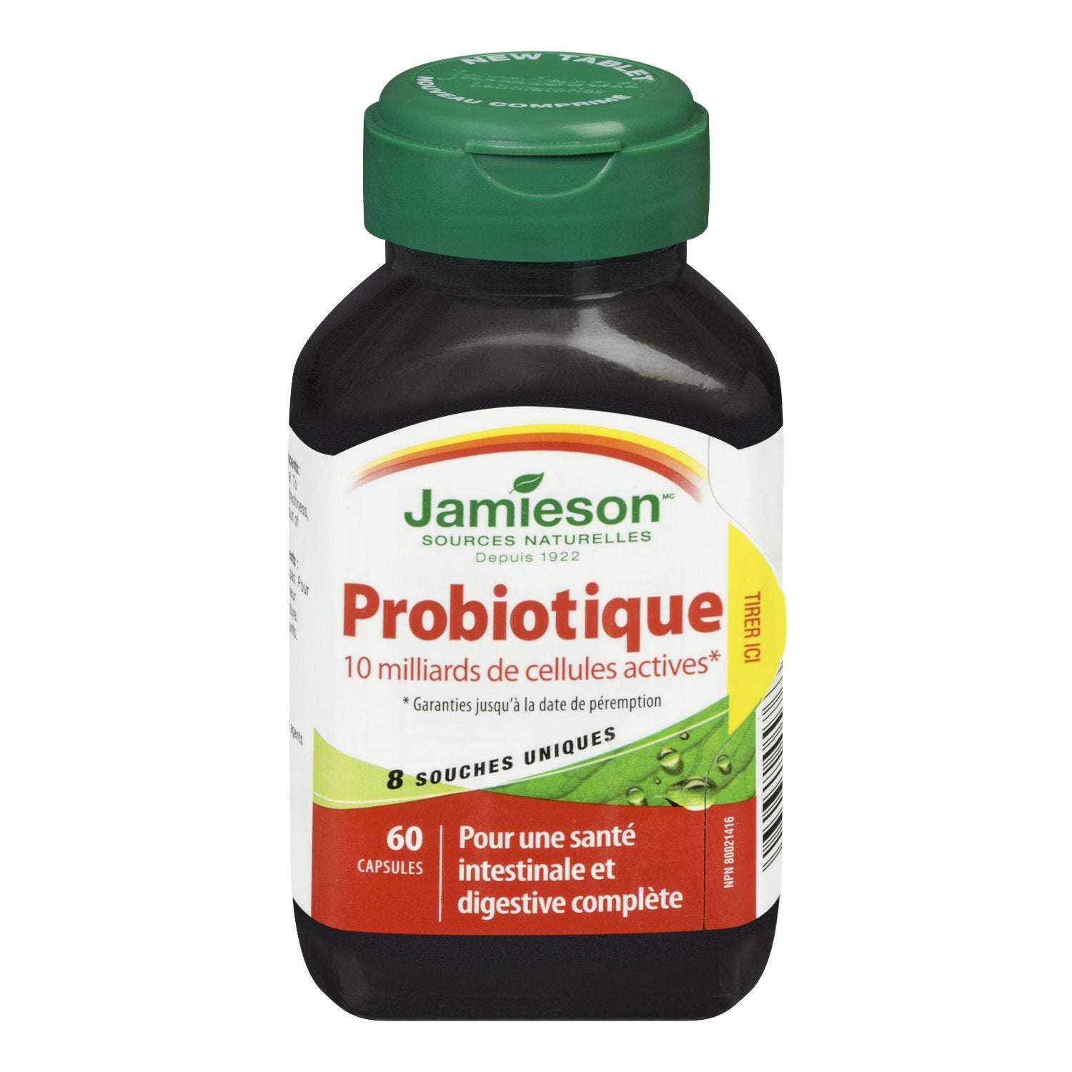 Jamieson Laboratories Probiotic 10 Billion Active Cells Capsule 60 Count