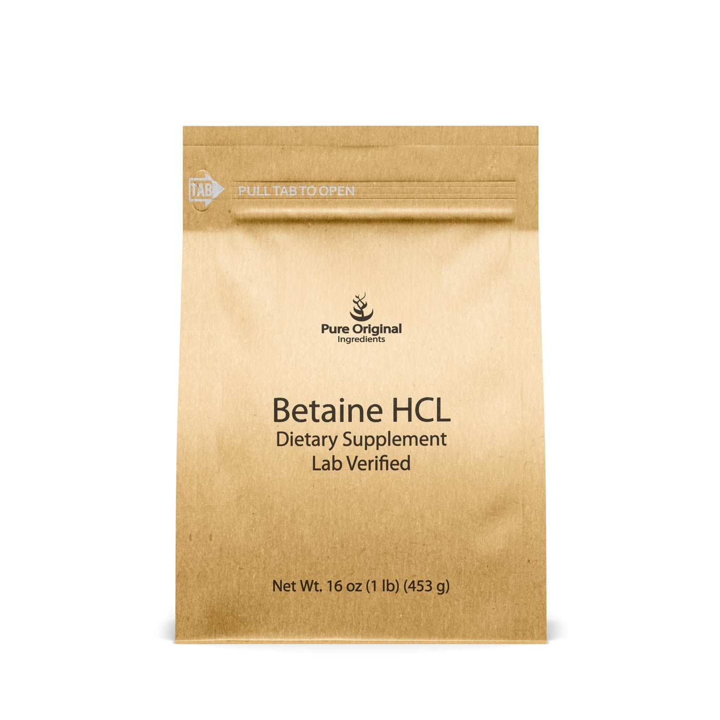 PURE ORIGINAL INGREDIENTS Betaine HCL Capsule 16