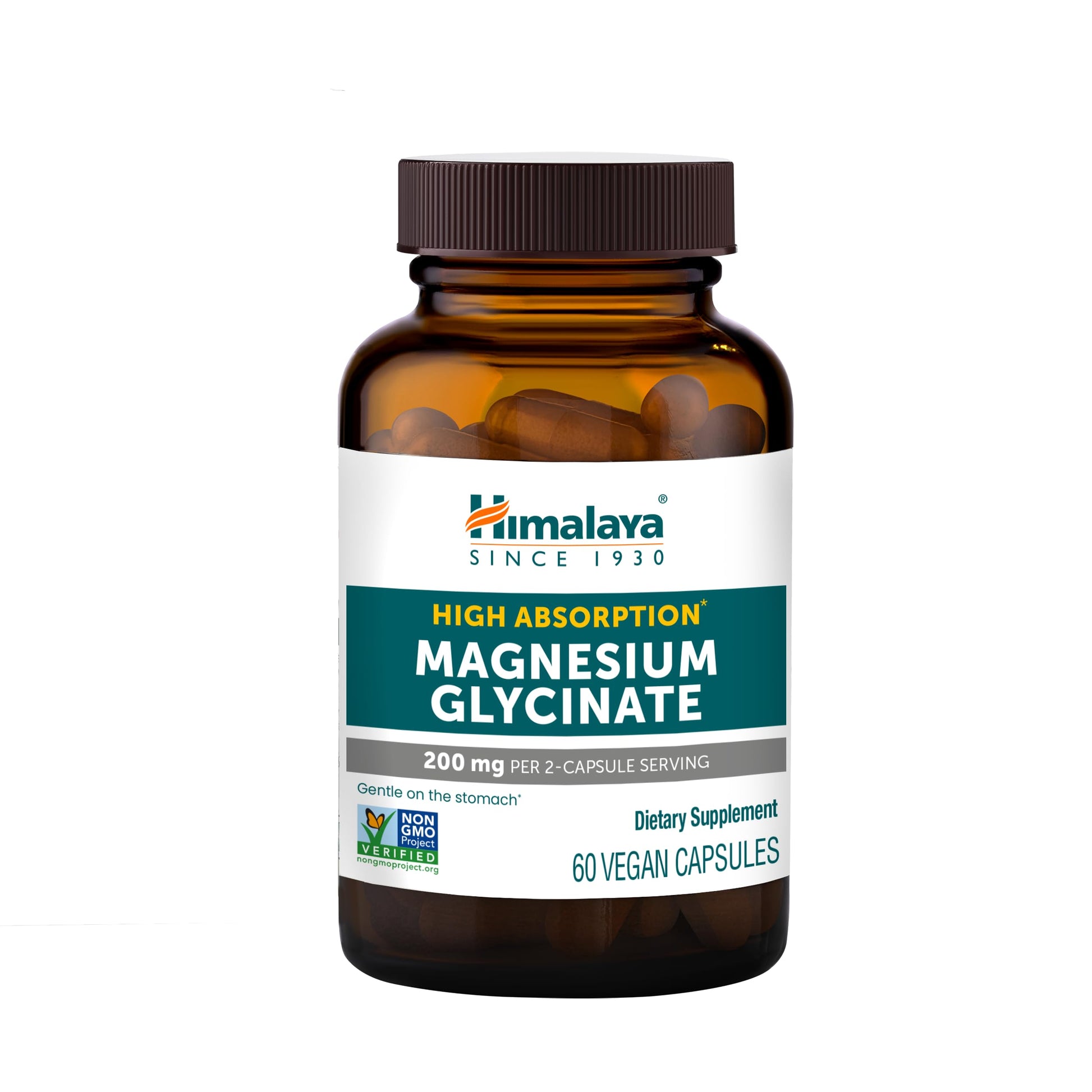 Himalaya Magnesium Glycinate Capsules, 60 Count