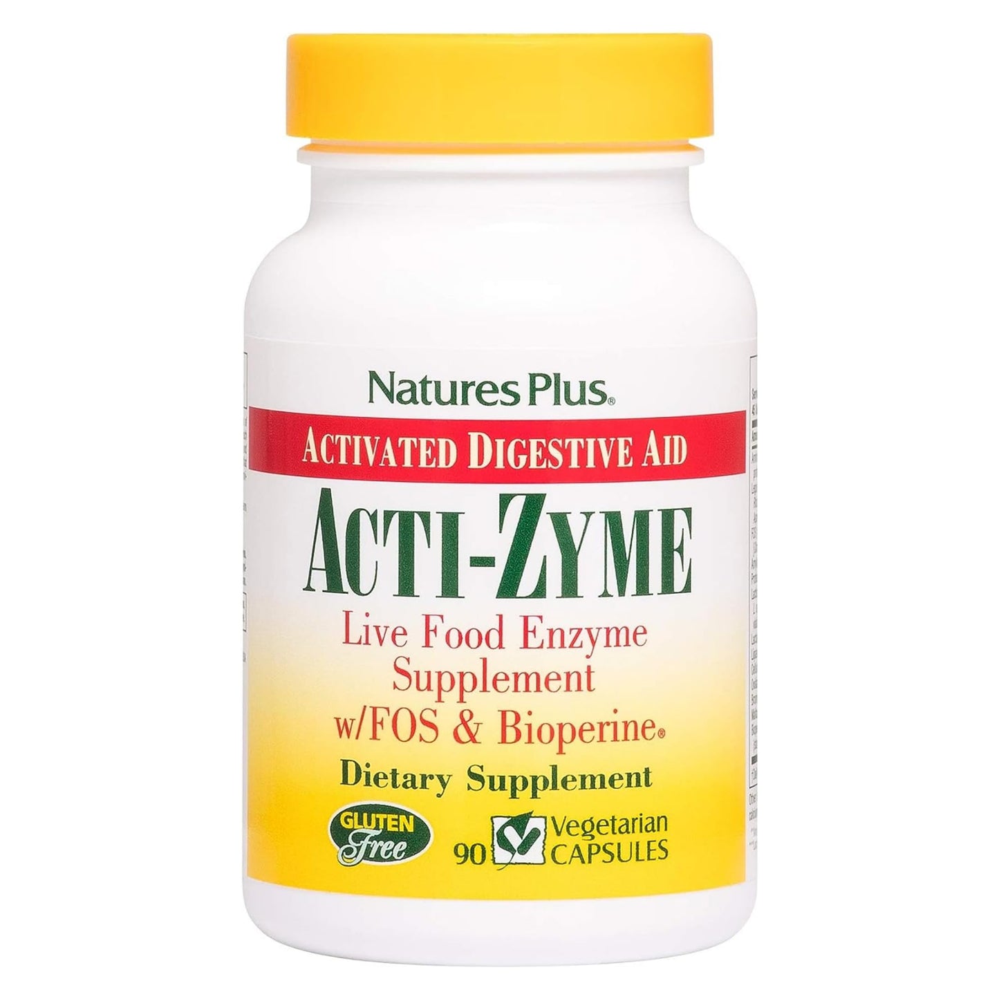 NaturesPlus Acti-Zyme 90 Capsules
