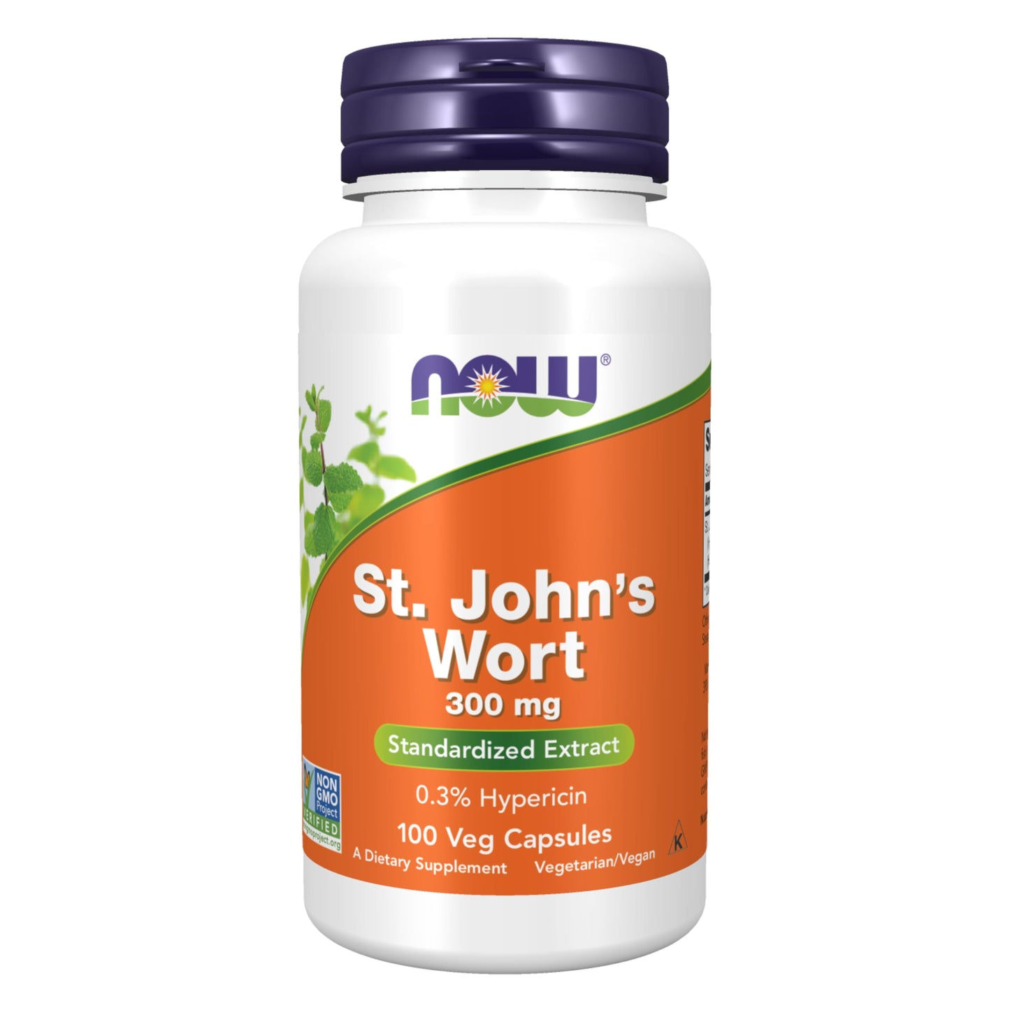 NOW Foods St. John's Wort Standardized Extract 300 mg, Capsule, 100 Veg Capsules