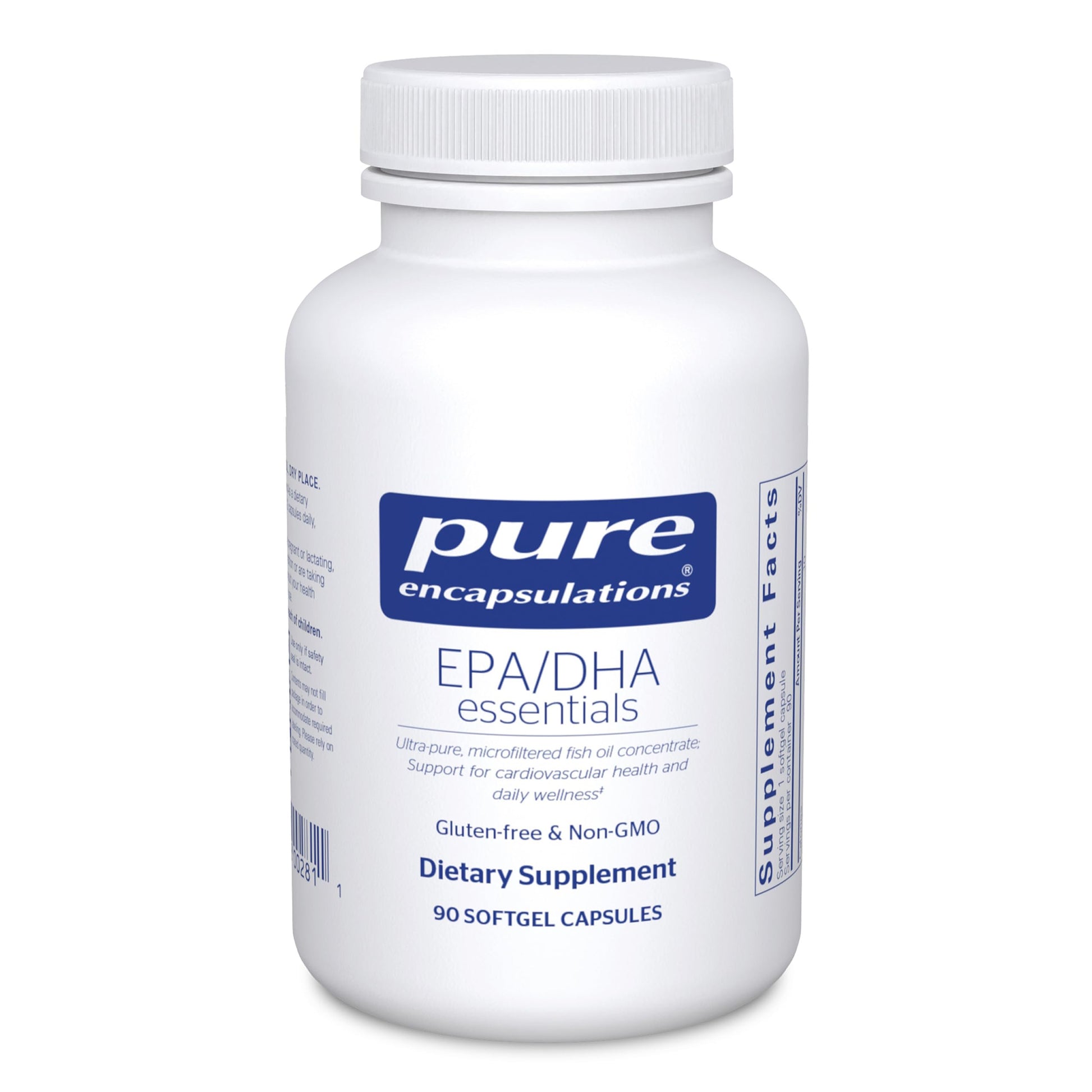 Pure Encapsulations EPA/DHA Essentials Fish Oil Concentrate Softgels 90 Count