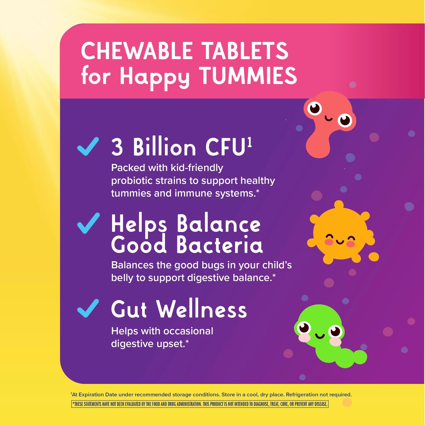 Renew Life Ultimate Flora Kids Probiotic Chewables Tablets, 60 Count