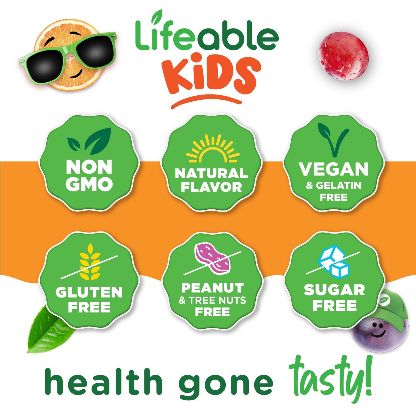 Lifeable Magnesium Citrate Gummies for Kids 60 Count