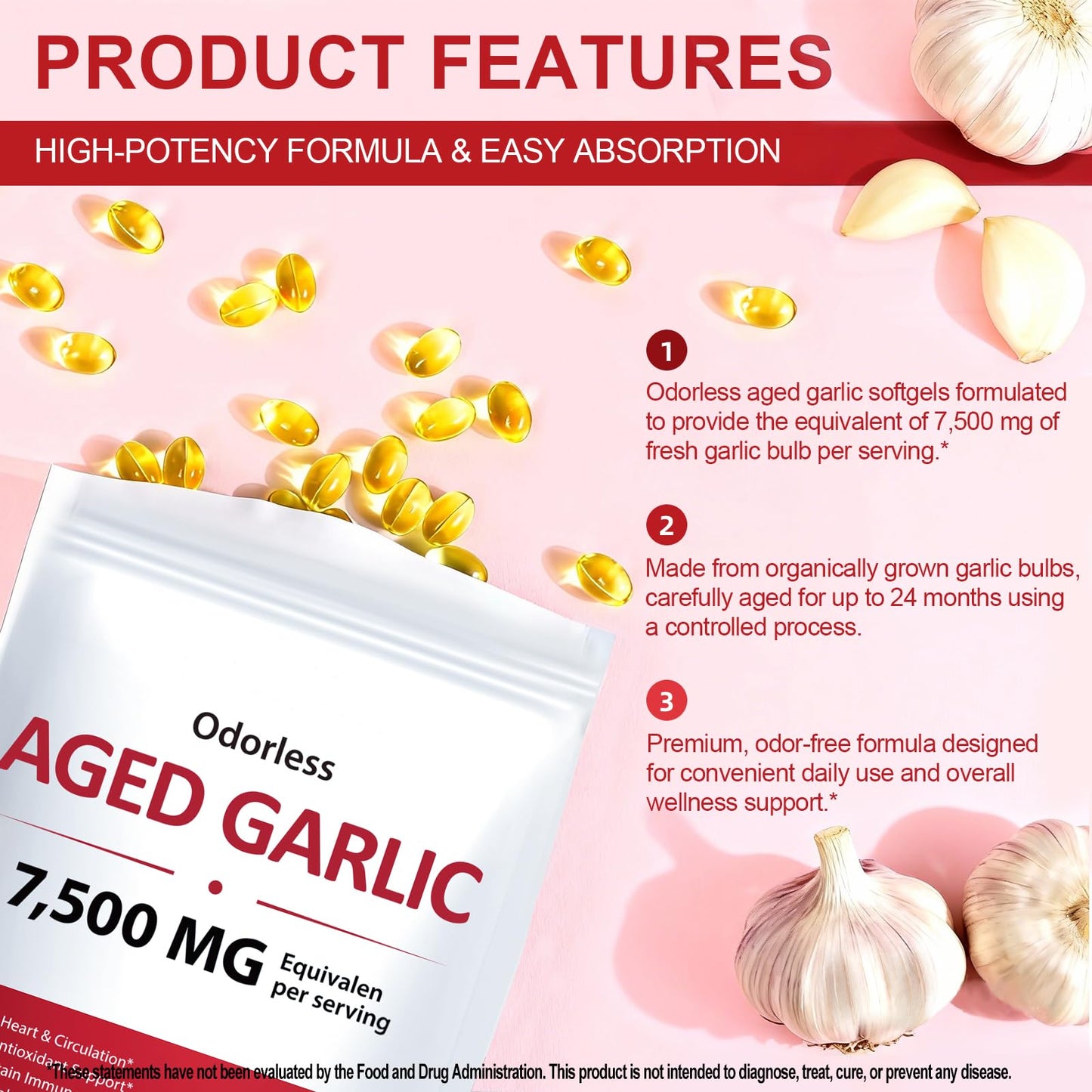 VOGSIG Aged Garlic Extract Softgel 600 Count