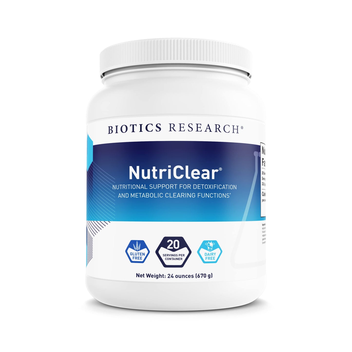 BIOTICS RESEARCH NutriClear Powder 24