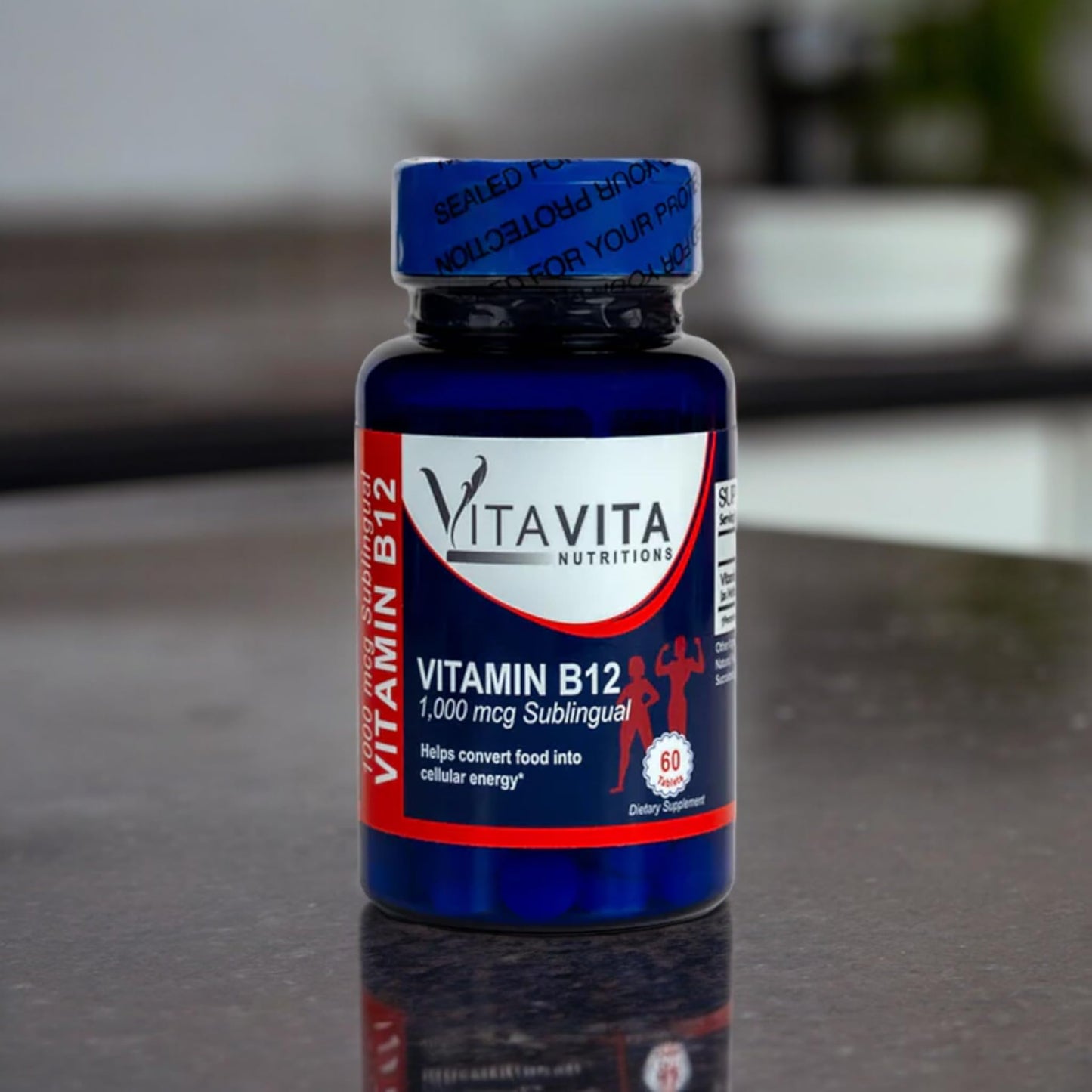VitaVita Nutritions Vitamin B12 1000 mcg Tablet, 60 Tablets