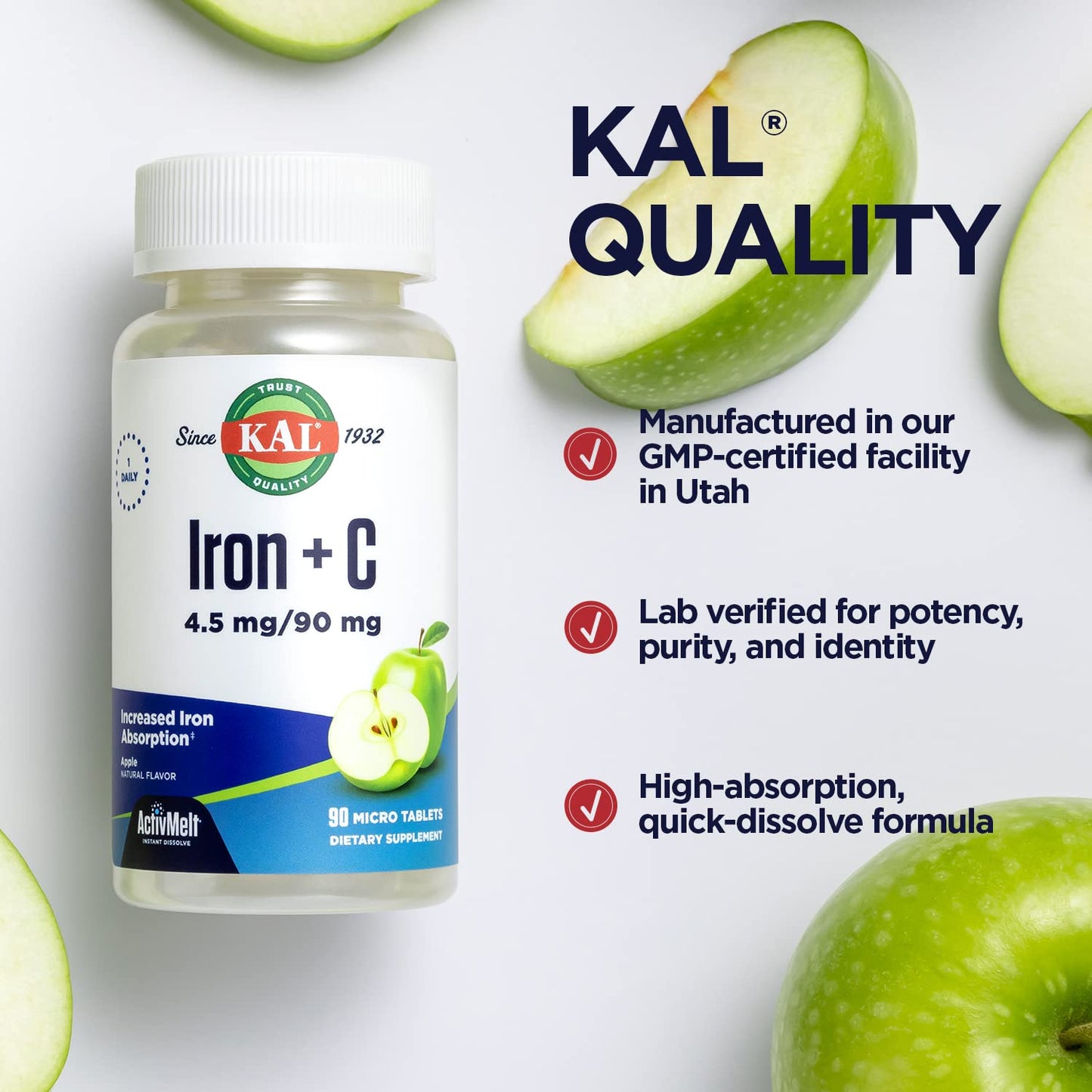 KAL Iron C 90 Tablets