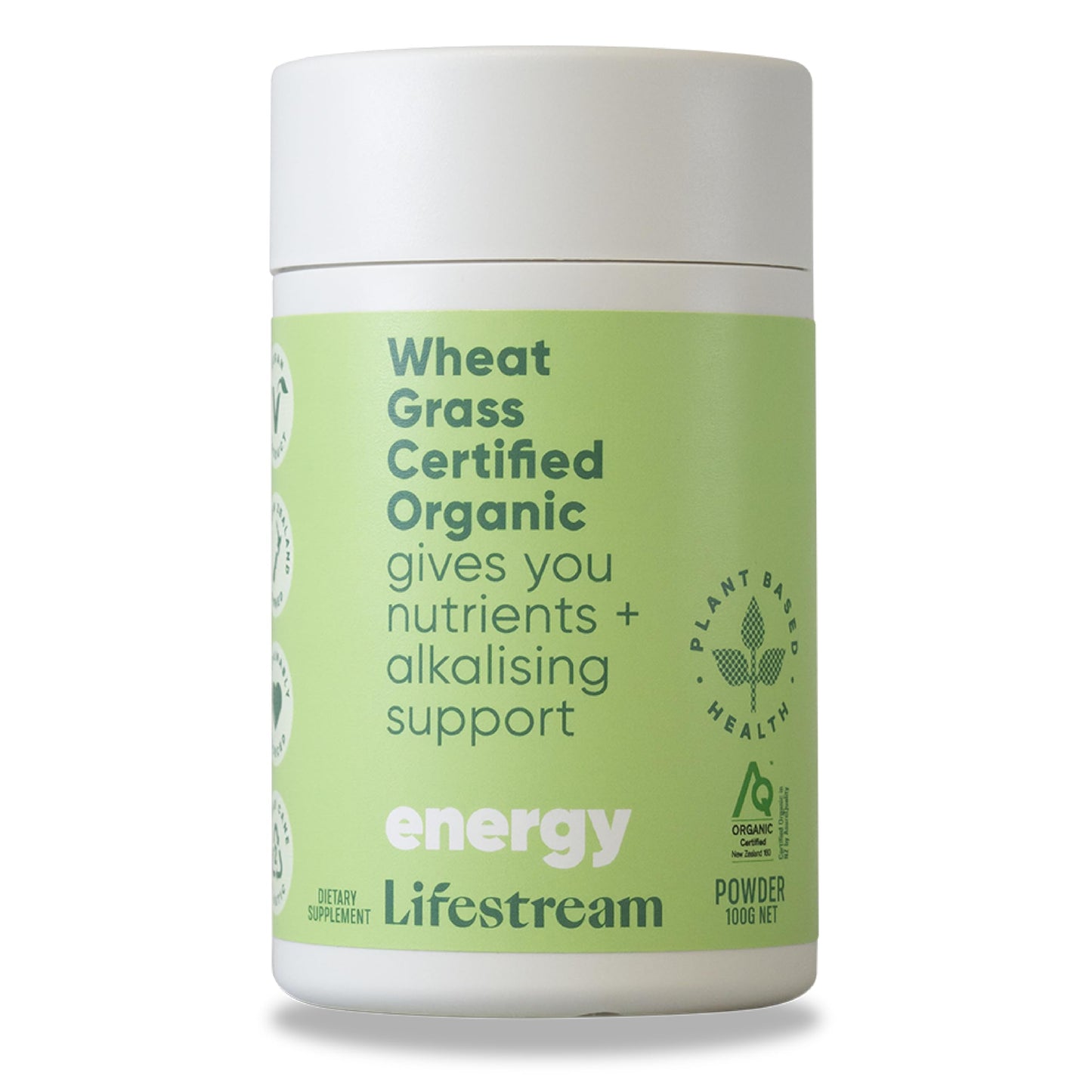 Lifestream Wheat Grass Powder Organic 100 g