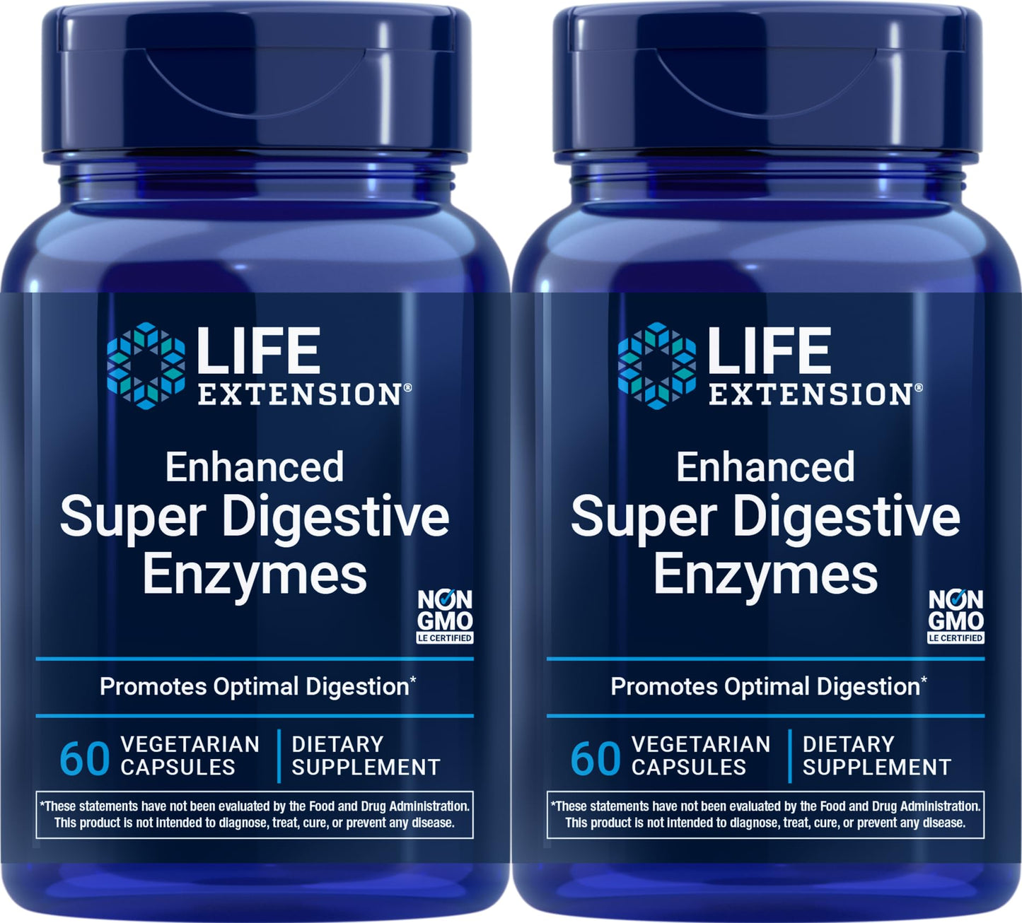 Life Extension Enhanced Super Digestive Enzymes Capsules, 120 Count